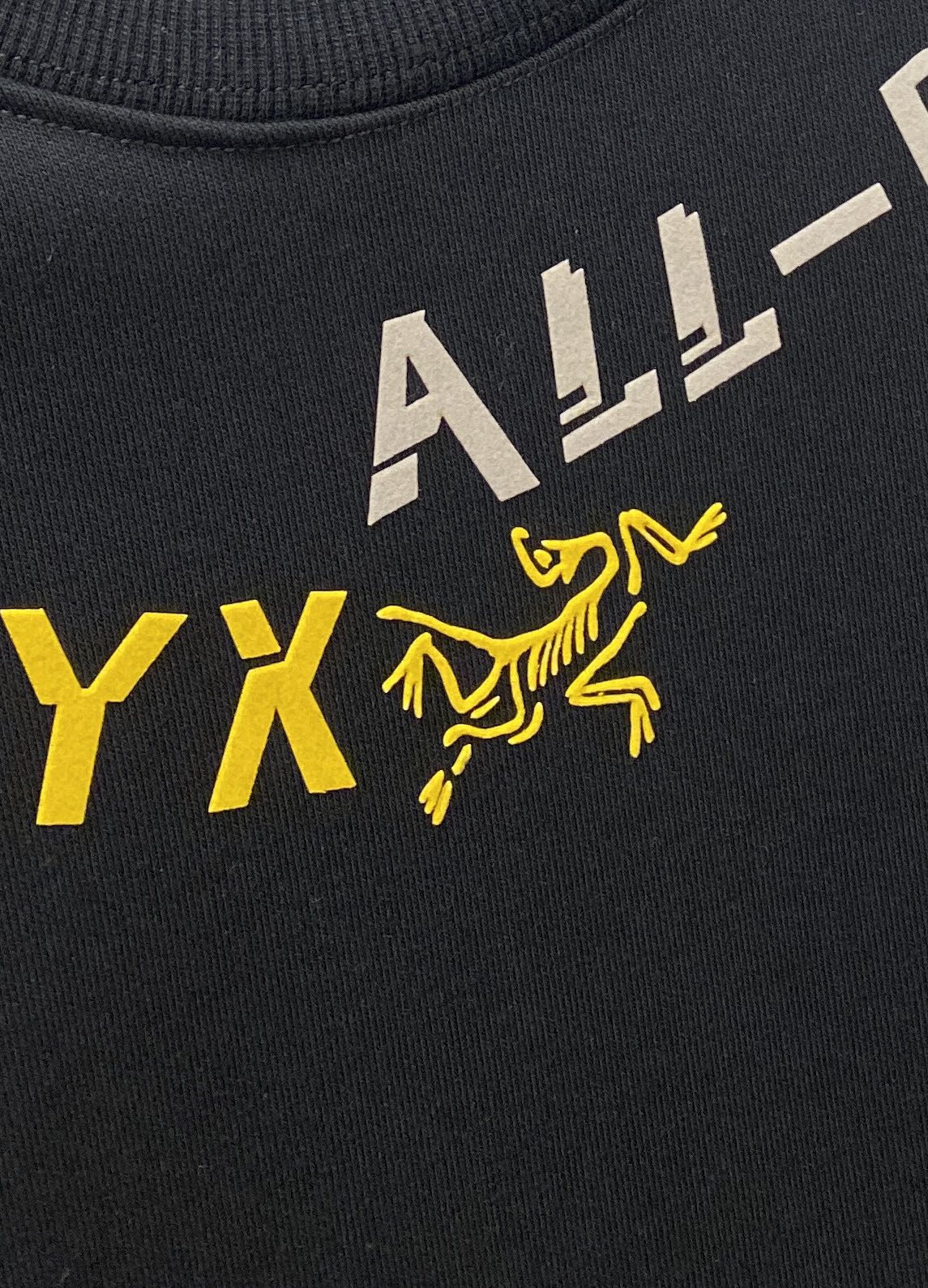 
始祖鸟、新品卫衣，帅气时尚，领口顶级印胶印花图案字母logo，简约百搭款。面料棉 不仅挺括，保持潮流的