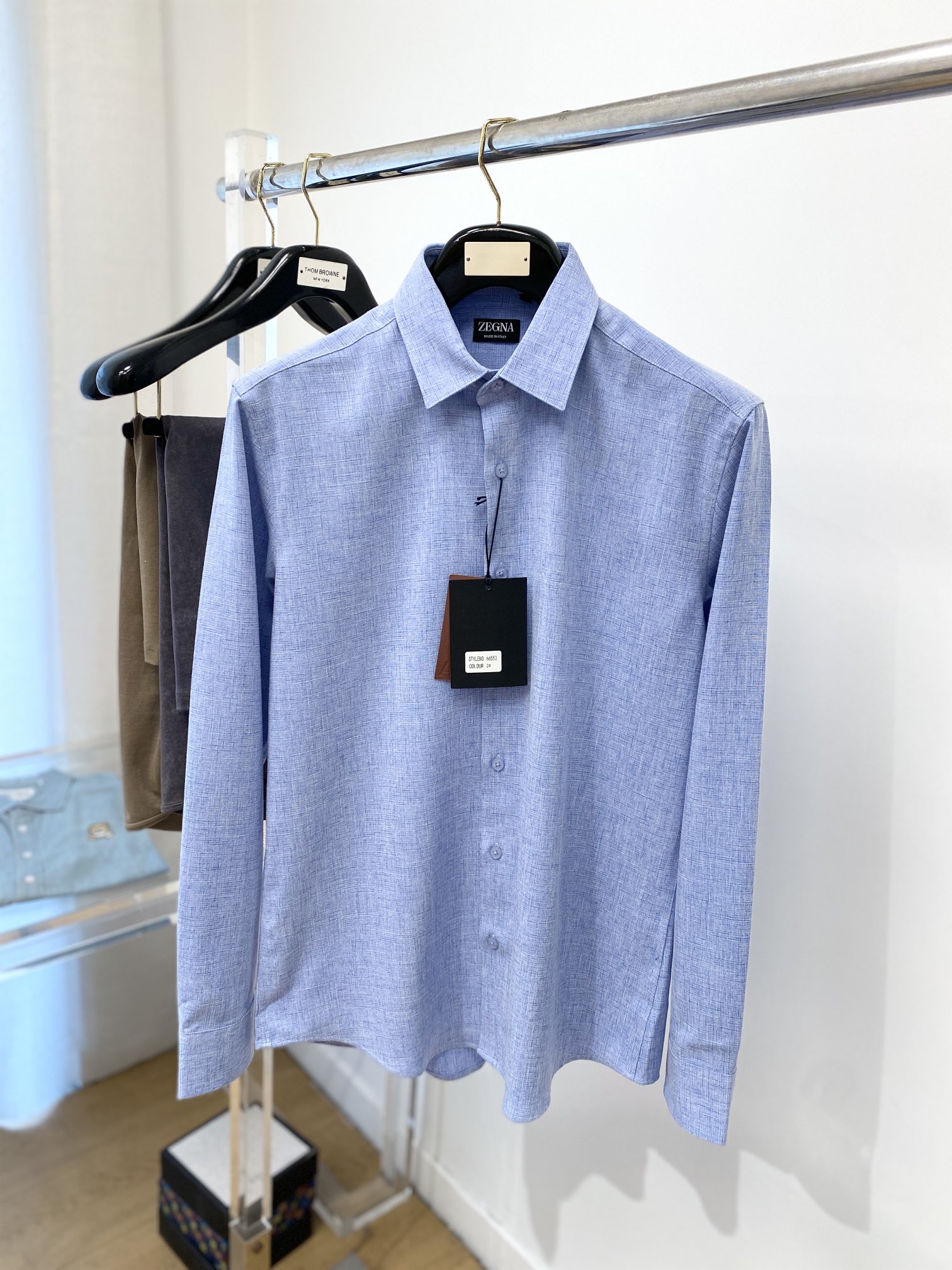 NO:134078,Zenia, 2025 new shirt, fashionable and handsome, simple and versatile, customized original fabric, not only crisp, maintains the trendy silhouette, but also comfortable to wear, the yarn weaving is more delicate, the number M-3XL, zegna, shirts, alexander wang19860909杰尼亚、2025新品衬衫,时尚帅气,简约百搭款,定制原版面料,不仅挺括,保持潮流的廓形,又穿着舒适,纱织更细腻,码数M-3XL,,zegna,shirts,alexander wang,Men's clothing