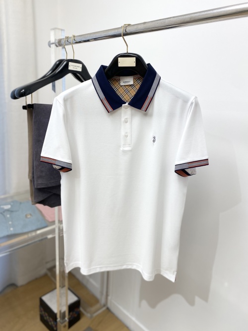 Burberry Women's White Cotton Polo Shirt with Embroidered Logo 1 Burberry Women's White Cotton Polo Shirt with Embroidered Logo