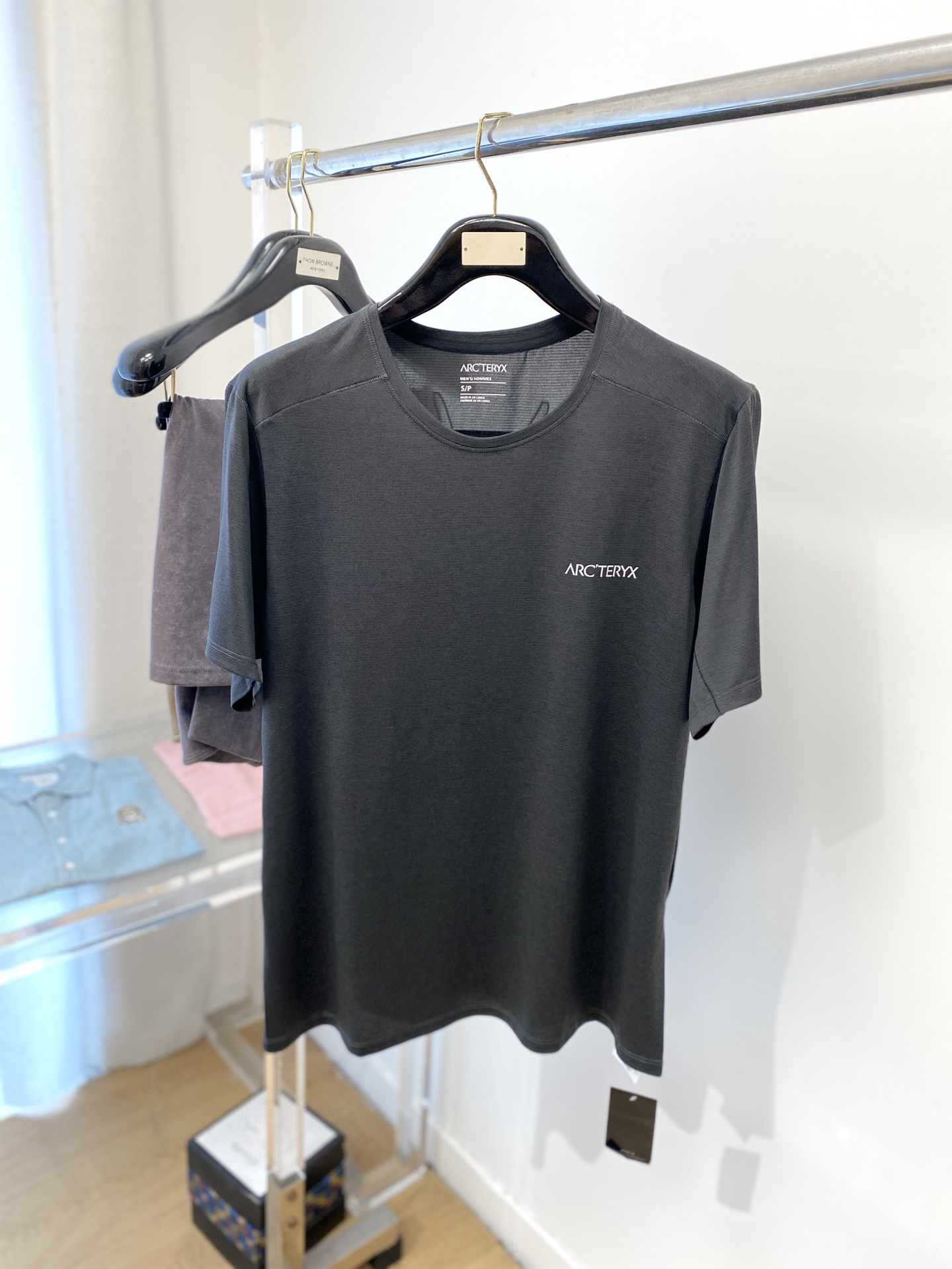 NO:161989,Archaeoptera Bird, the latest short-sleeved T-shirt in 2025, handsome and fashionable, top printed letter logo on the chest, simple and versatile style. The fabric cotton is not only crisp, maintains the trendy silhouette, but also comfortable to wear, and the yarn is more delicate, the number of codes XS-L, arc'teryx, T-shirt,tees, t-shirt, alexander wang19860909始祖鸟、2025最新款短袖T恤,帅气时尚,胸前顶级印花字母logo,简约百搭款.面料棉 不仅挺括,保持潮流的廓形,又穿着舒适,纱织更细腻,码数XS-L,arc'teryx,T-shirt,tees，t-shirt,alexander wang,Men's clothing