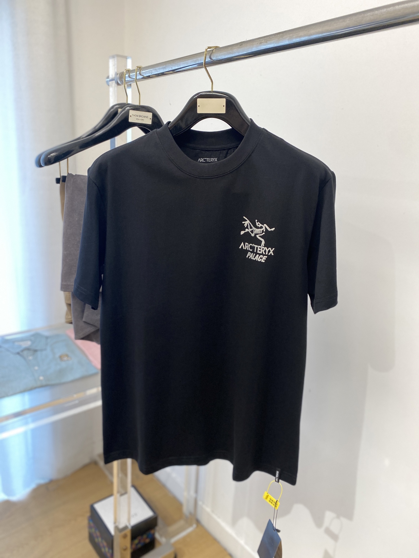 NO:414600,Archaeoptera Bird, 2025 new short-sleeved T-shirt, handsome and fashionable, top-grade printed pattern letter logo on the chest, simple and versatile style. Fabric cotton is not only crisp, maintains a fashionable silhouette, but also comfortable to wear, and the yarn is more delicate, S-XL, arc'teryx, T-shirt, tees, t-shirt, alexander wang19860909始祖鸟、2025新品短袖T恤,帅气时尚,胸前顶级印花图案字母logo,简约百搭款.面料棉 不仅挺括,保持潮流的廓形,又穿着舒适,纱织更细腻,码数S-XL,arc'teryx,T-shirt,tees，t-shirt,alexander wang,Men's clothing