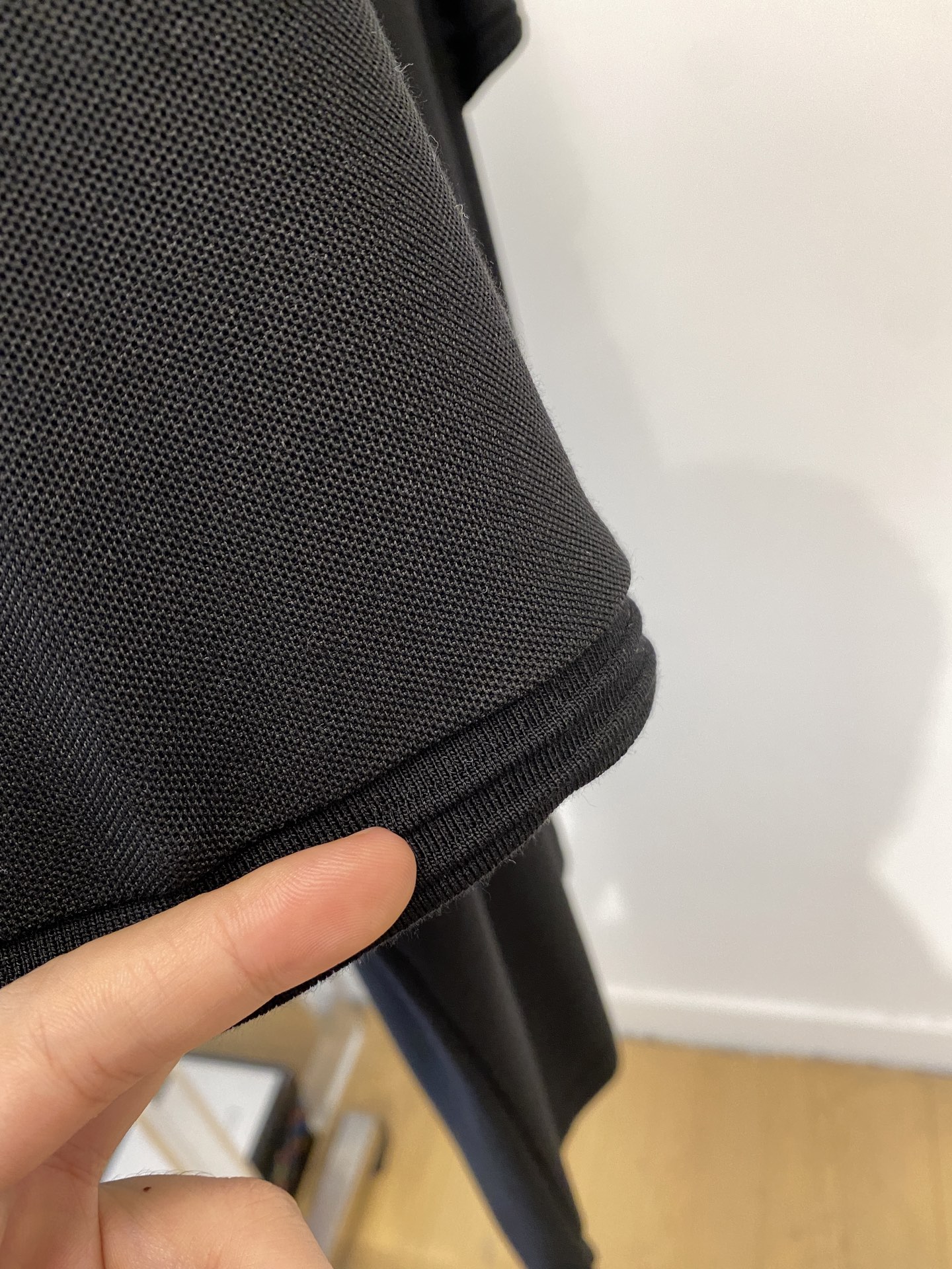 Hermes Men's Black Short Sleeve Polo Shirt with Embroidered Logo 8 i1750326982833 6231 0 6