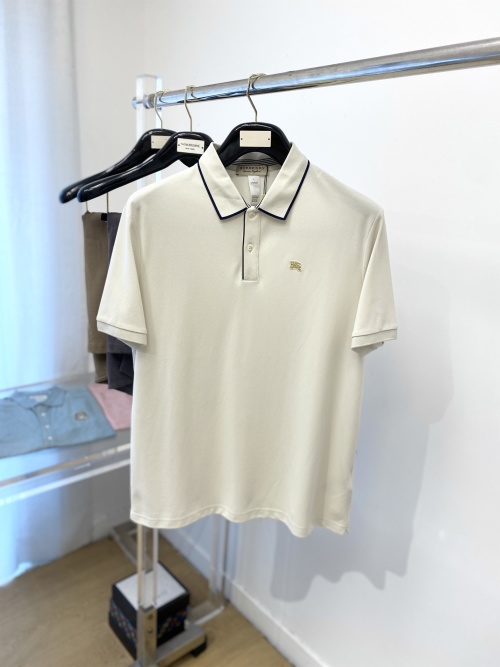 Burberry Men's Polo Shirt, Short Sleeve, Embroidered Logo, Casual Style 1 Burberry Men's Polo Shirt, Short Sleeve, Embroidered Logo, Casual Style