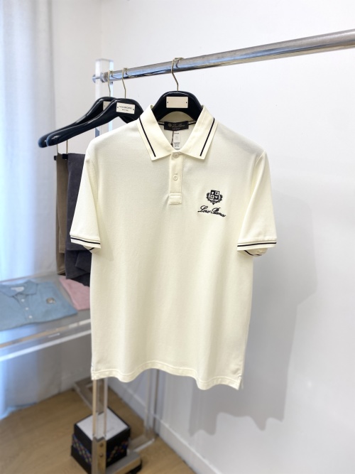 Stylish Embroidered Logo Polo Shirt, Short Sleeve Casual Top, Cotton Fabric 1 Stylish Embroidered Logo Polo Shirt, Short Sleeve Casual Top, Cotton Fabric
