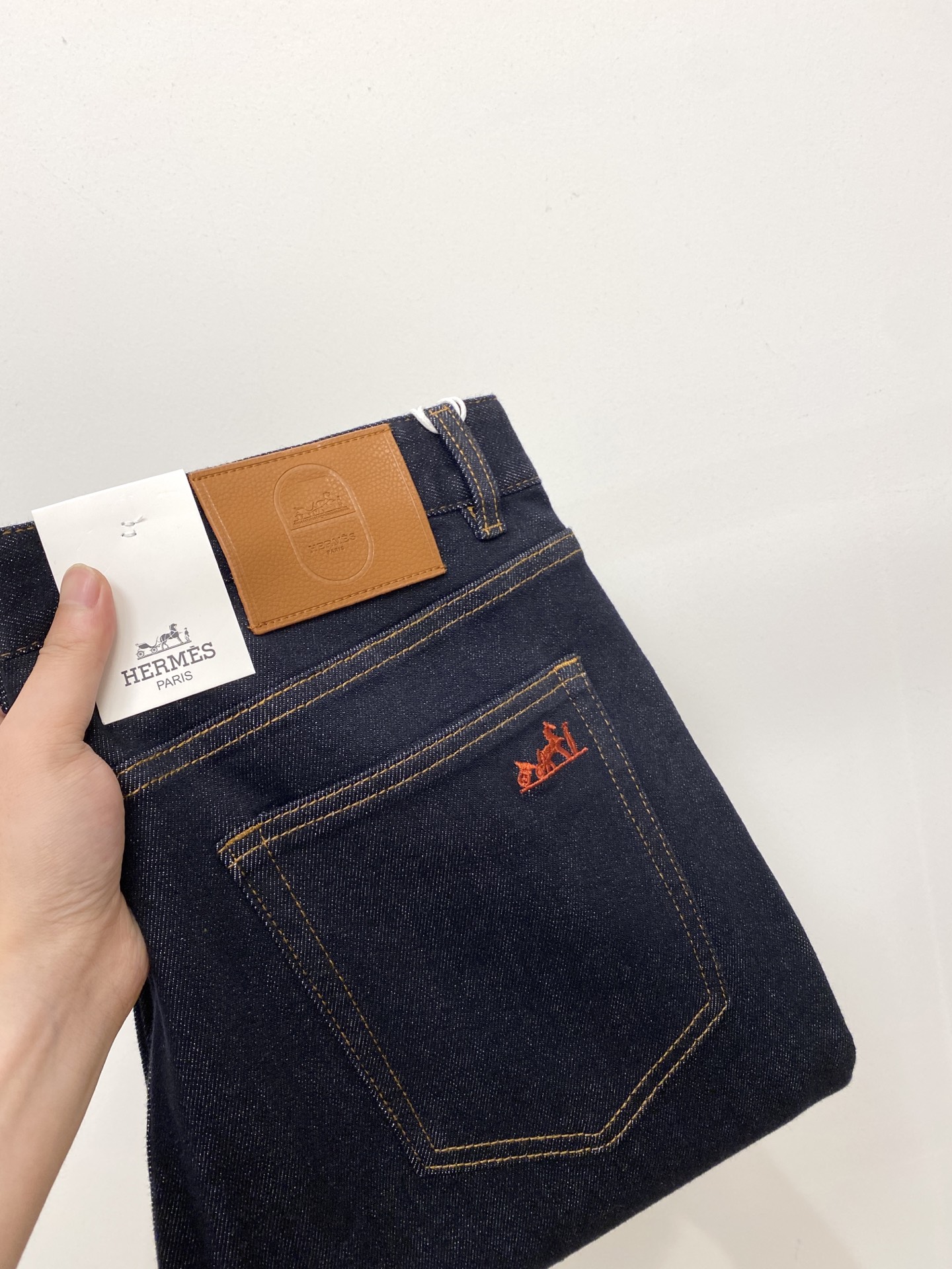 Emass 2025 Latest Products: Premium Water-Washed Jeans with Original Hardware Decorations