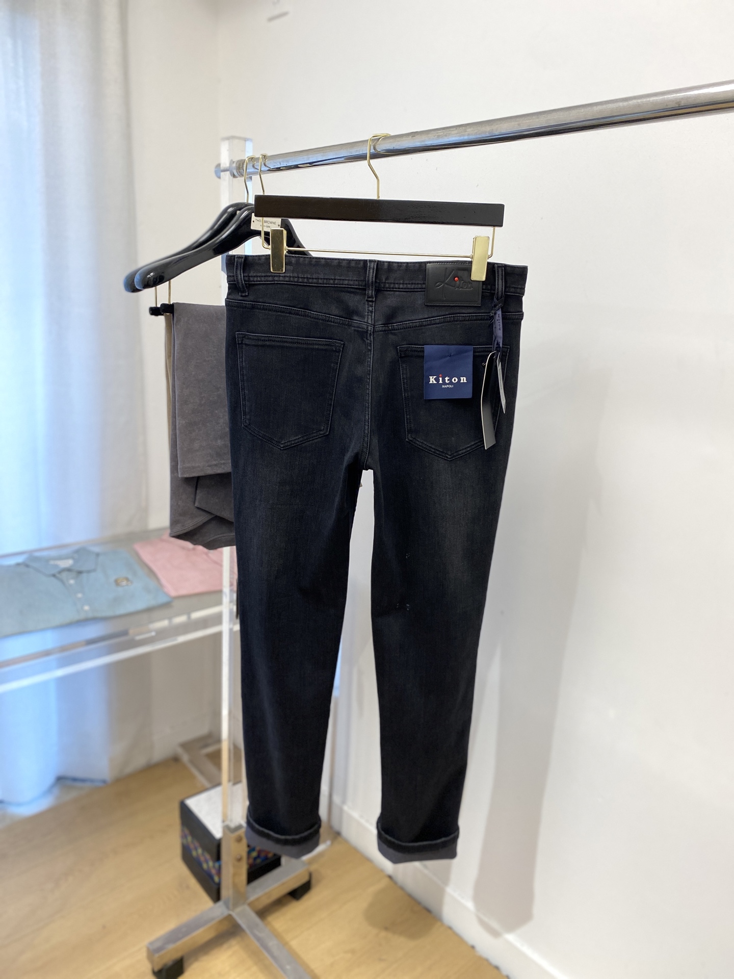 2025 Kiton Recreational Jeans: Water-Washed Fabric, Comfort, Elasticity, Top-Fashion Quality - 图片 9