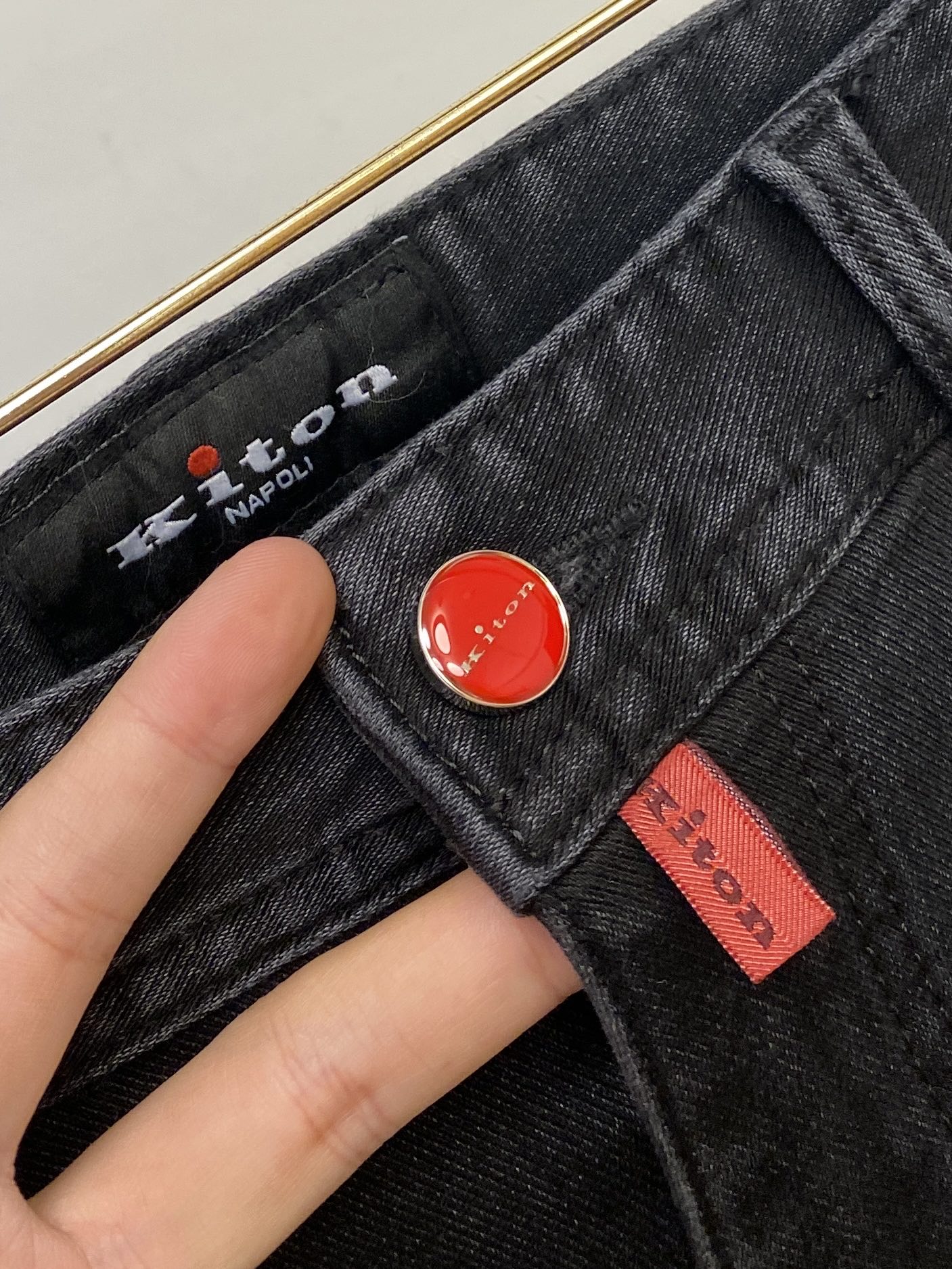 2025 Kiton Recreational Jeans: Water-Washed Fabric, Comfort, Elasticity, Top-Fashion Quality - 图片 6