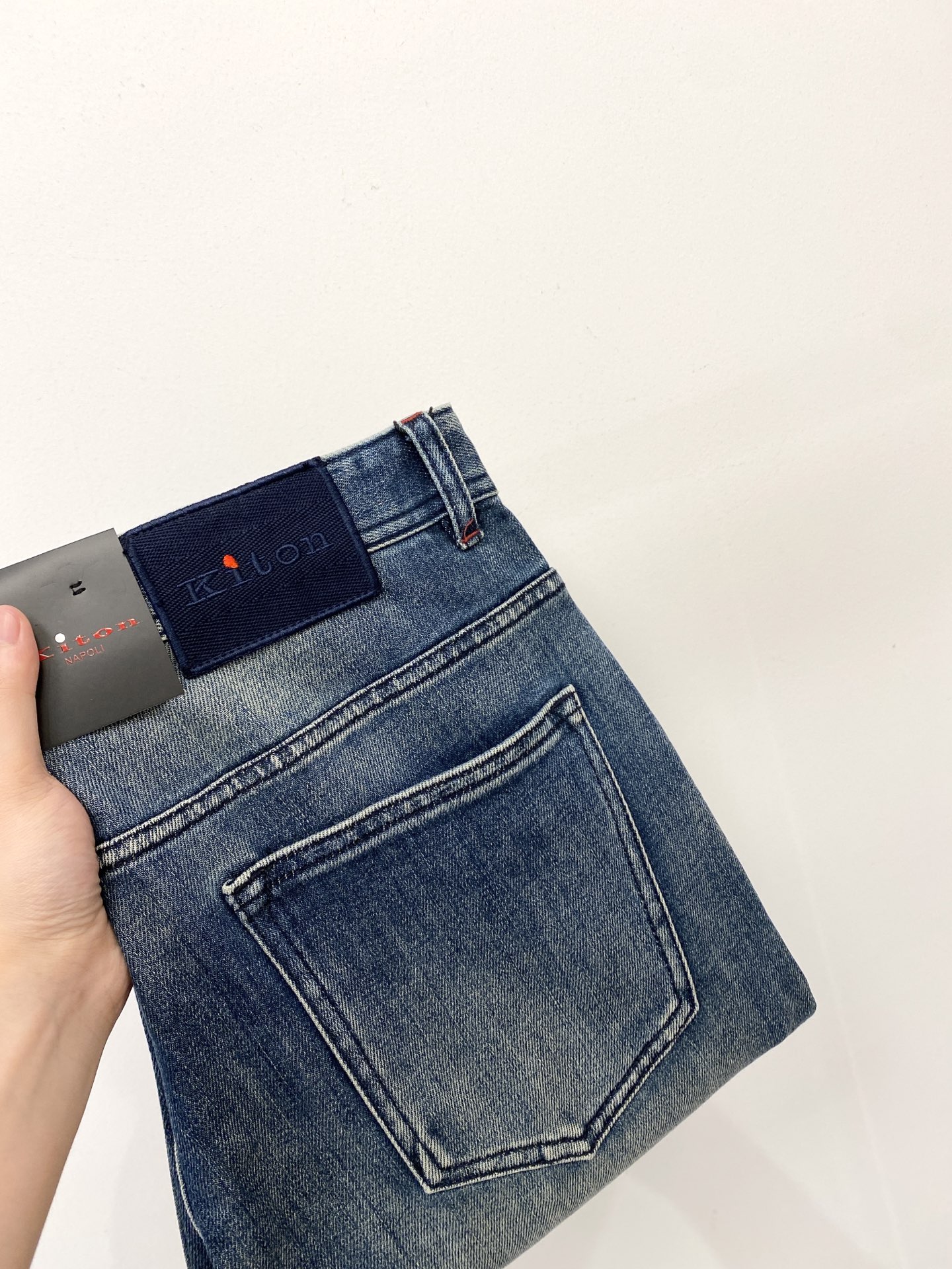 Kiton 2025 Latest Recreational Jeans: Water-Washed Fabric, Comfort, Original Hardware, Top-Fashion Quality