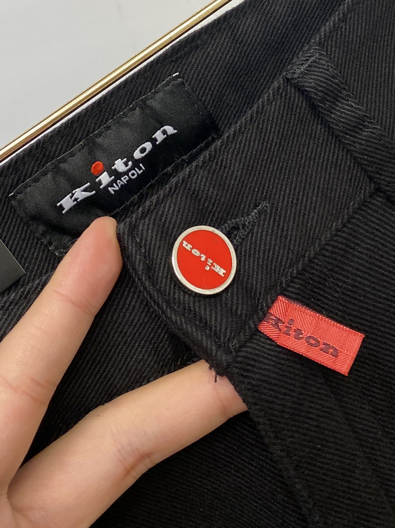 Kiton 2025 Synchronized Recreational Jeans: Water-Washed, Original Fabric, Top-Fashion Quality - 图片 6