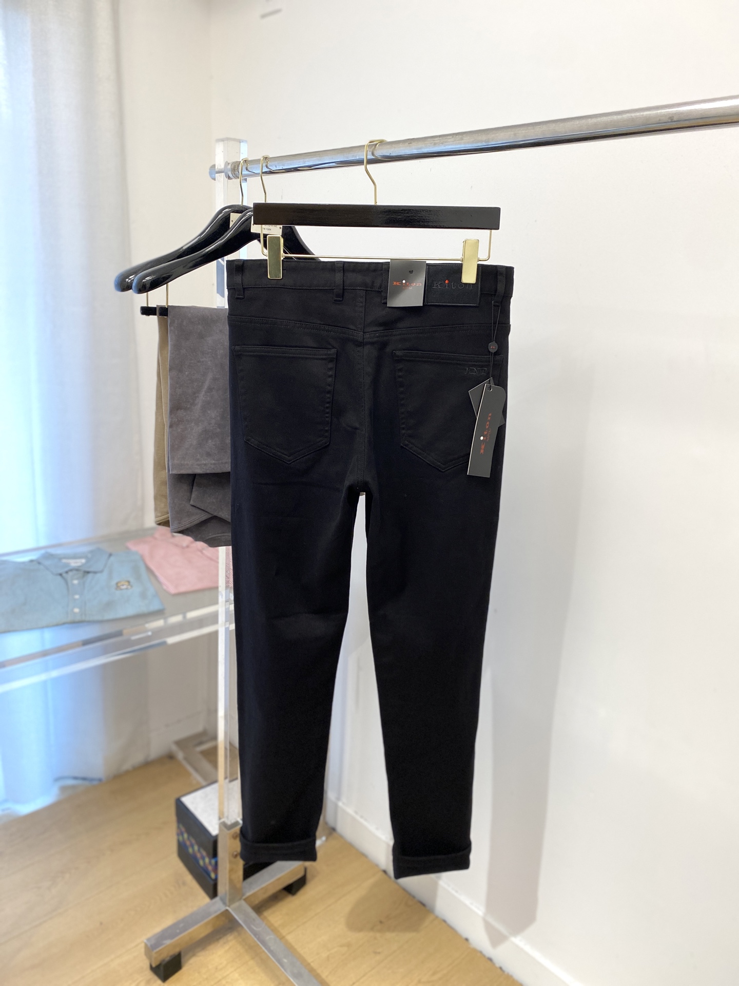 Kiton 2025 Synchronized Recreational Jeans: Water-Washed, Original Fabric, Top-Fashion Quality - 图片 9