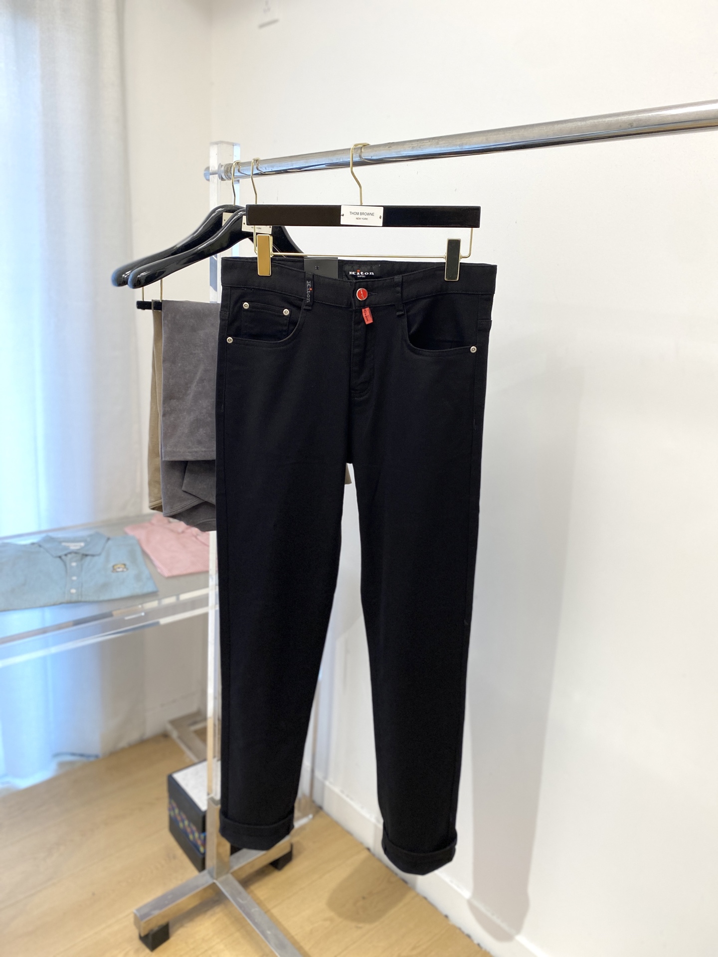 Kiton 2025 Synchronized Recreational Jeans: Water-Washed, Original Fabric, Top-Fashion Quality - 图片 2