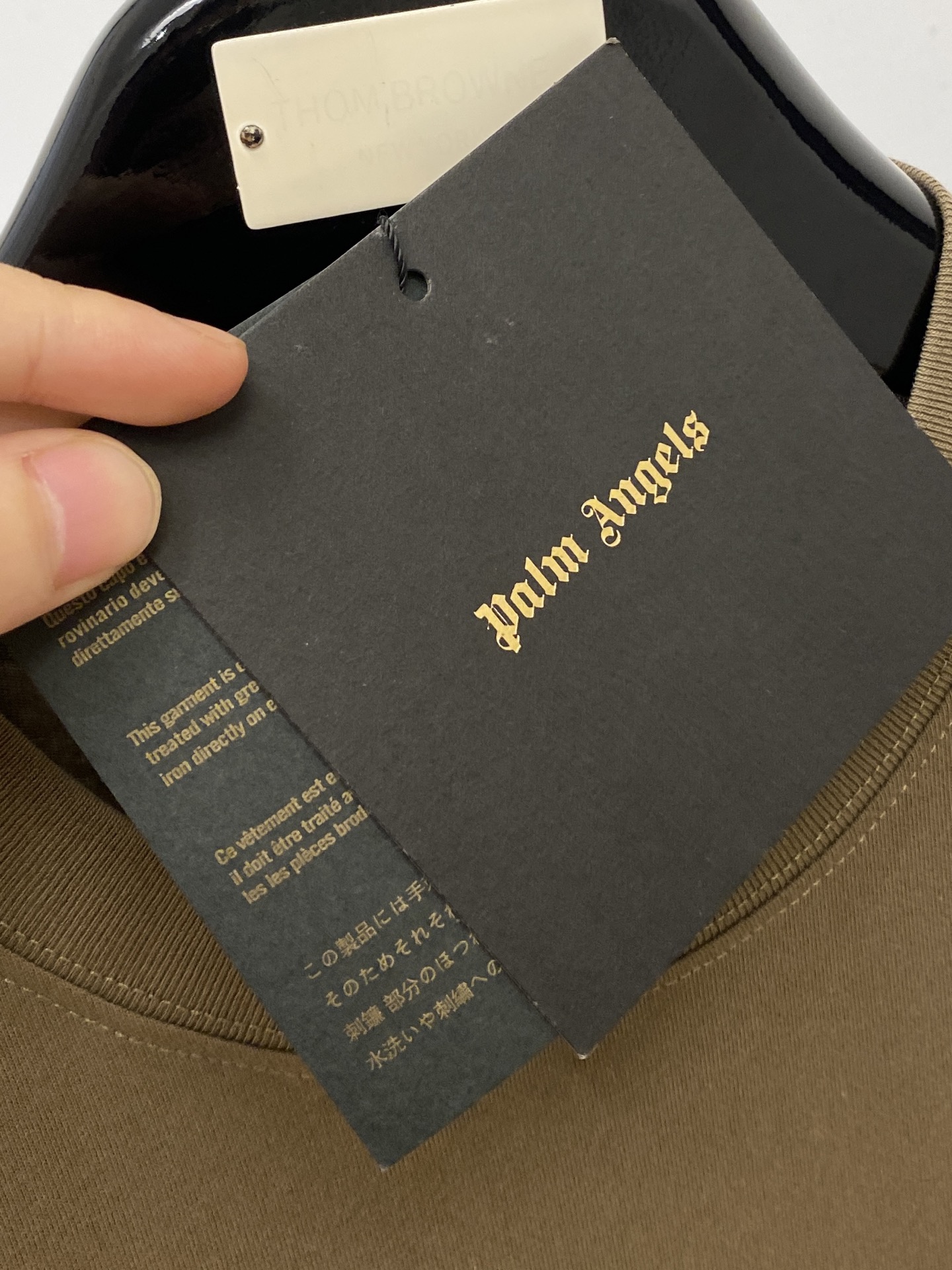 棕榈天使、2025新品短袖T恤，帅气时尚，胸前顶级印花图案字母logo，简约百搭款。面料棉 不仅挺括，保