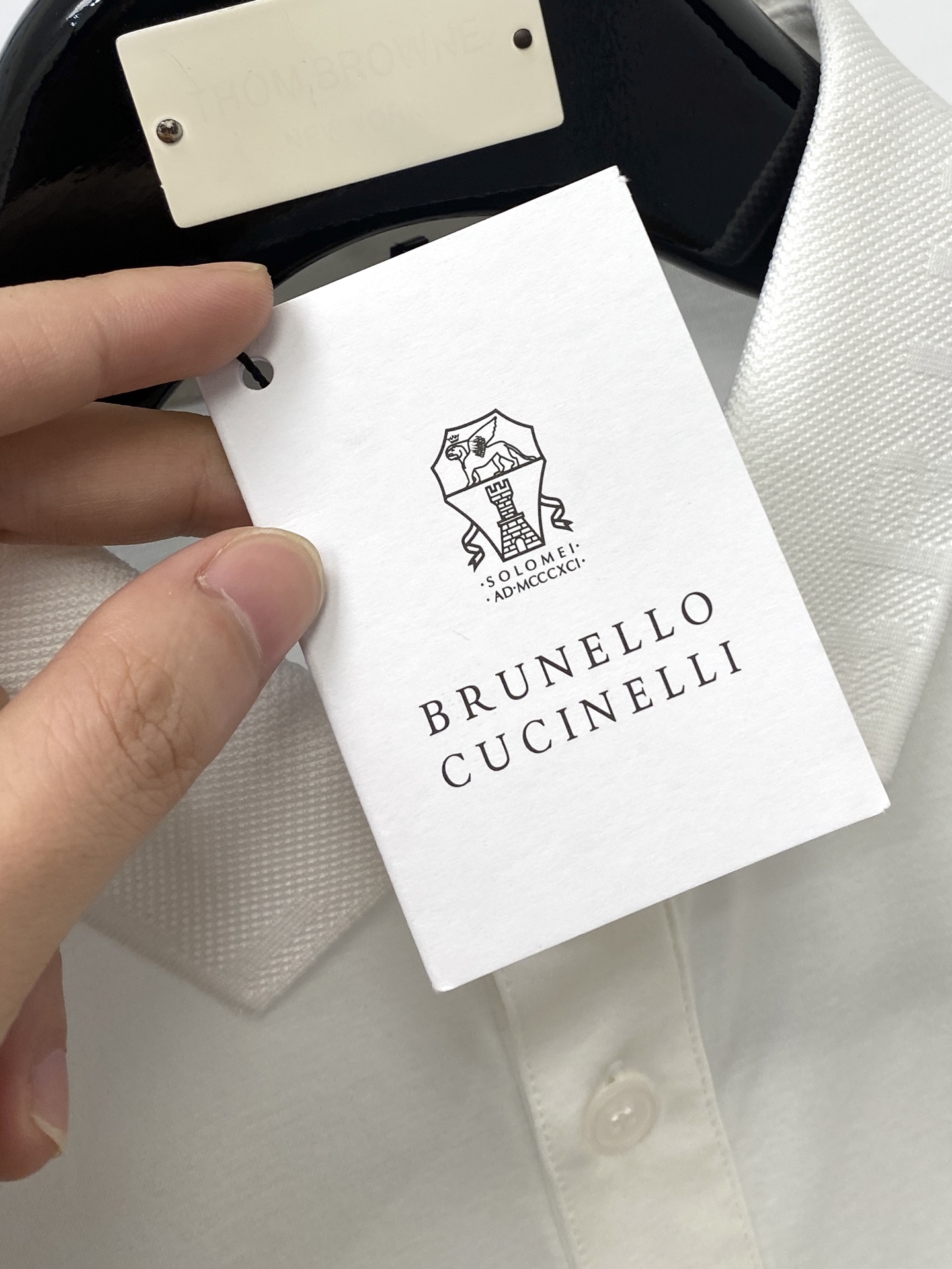 Brunello Cucinelli、2025最新款短袖T恤，帅气时尚，胸前顶级印胶字母图案logo，简
