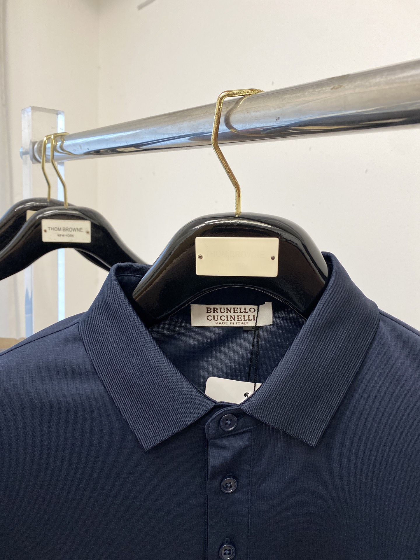 ￼ Brunello Cucinelli、2025最新款短袖T恤，帅气时尚，胸前顶级印胶图案logo，简