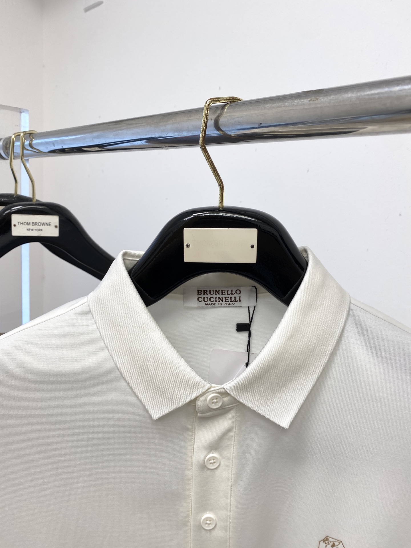 Brunello Cucinelli、2025最新款短袖T恤，帅气时尚，胸前顶级印胶图案logo，简约百