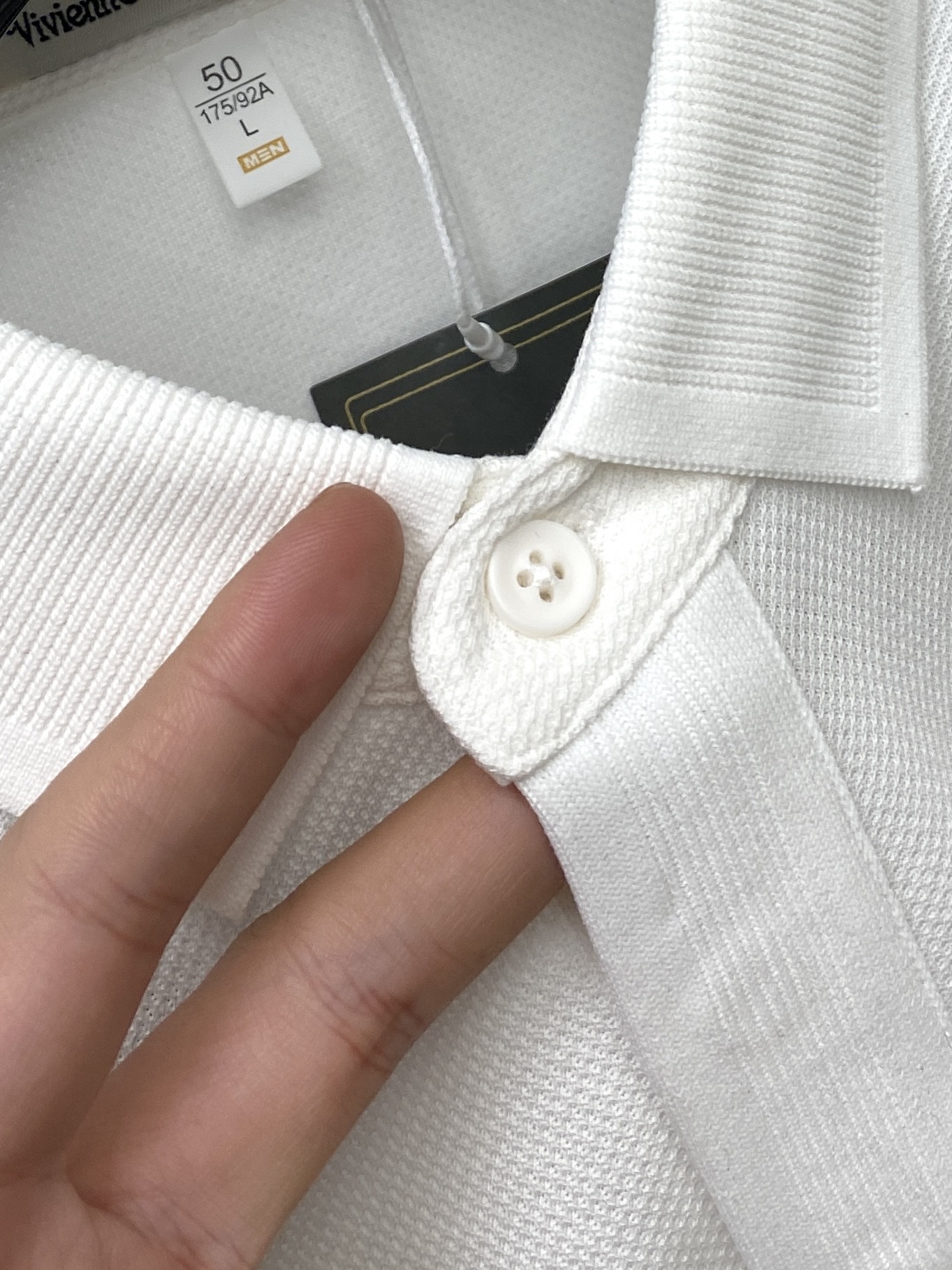 “Vivian 2025 Short-Sleeve T-Shirt: Handsome Fashion with Cum-Sembling Pattern Logo, Cotton Fabric, M-3XL P600” - 图片 5