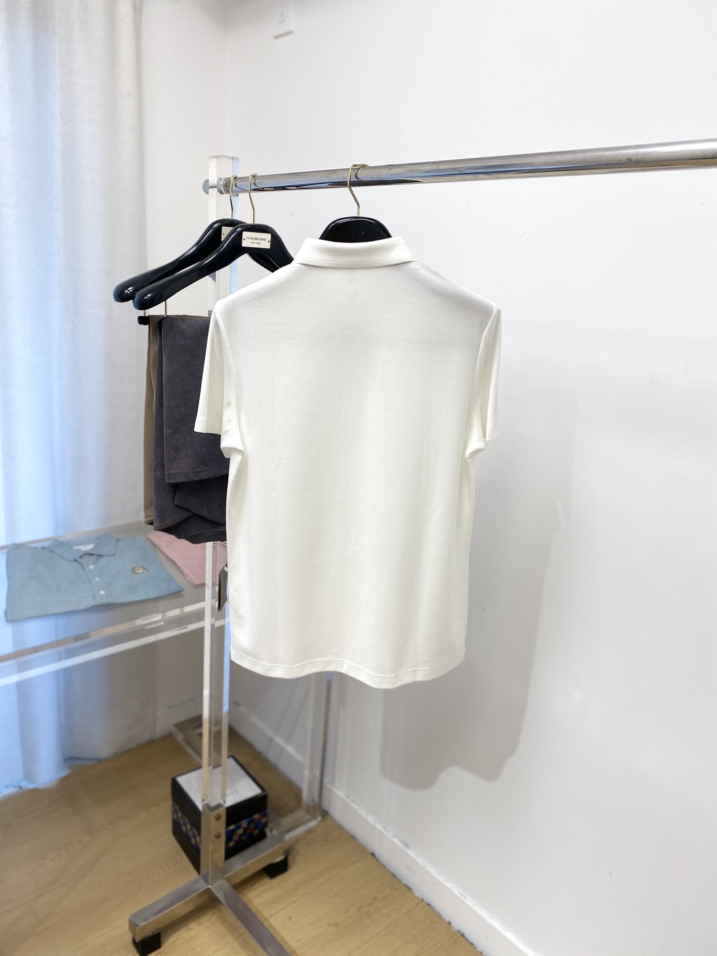 “Vivian 2025 Short-Sleeve T-Shirt: Handsome Fashion with Cum-Sembling Pattern Logo, Cotton Fabric, M-3XL P600” - 图片 9