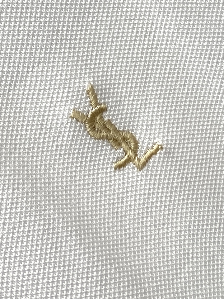 YSL 圣罗兰、2025最新款短袖T恤，帅气时尚，胸前精致刺绣字母logo，简约百搭款。面料棉 不仅挺括