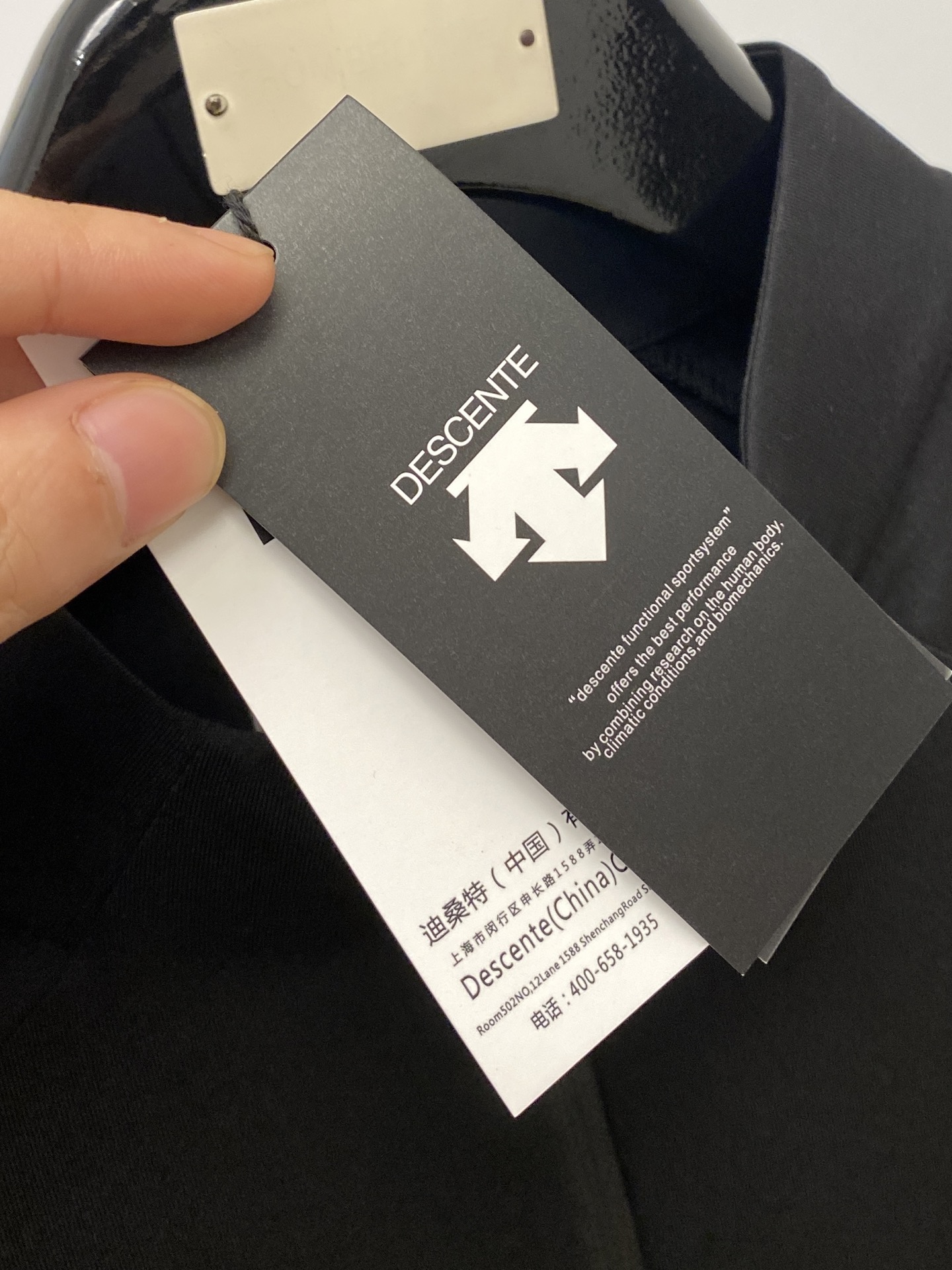 “DESCENTE DiSant 2025 Long Sleeve Shirt: Cotton Fabric, Duct Tape Logo, Cozy & Stylish, M-3XL P480” - 图片 4