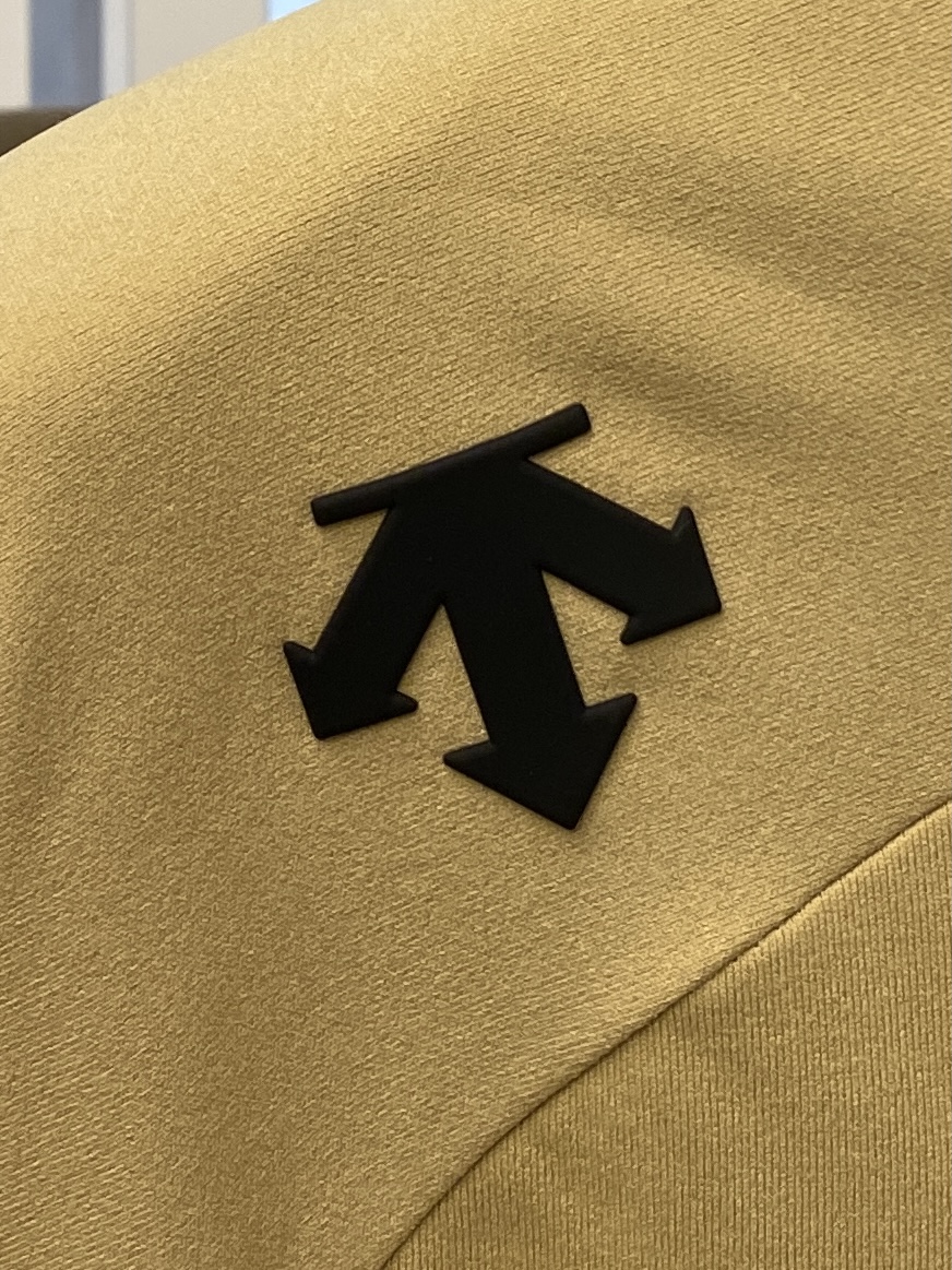 Title: DESCENTE DiSant 2025 Long Sleeve Shirt Review Summary: New stylish long sleeve shirt with shoulder logo, $100, cotton fabric, cozy, maintains shape, available in sizes - 图片 6