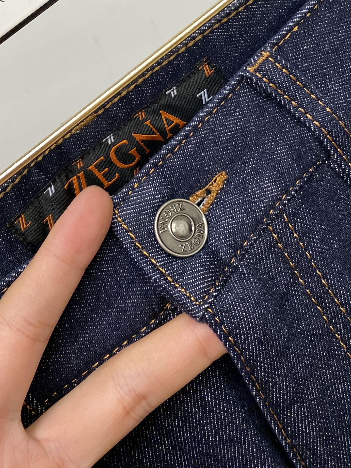 “Janya 2025 Water-Cleaning Jeans: Synchronized, Comfortable, Elastic, Top-Fashion, Imported Fabric, Original Hardware Logo” - 图片 6