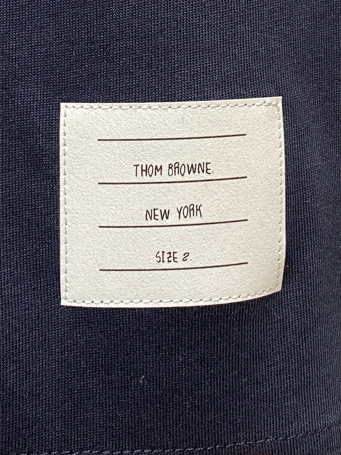 Thom Browne Women's Navy Cotton Polo Shirt with Embroidered Logo - Short Sleeve 8 i1755252340587 2840 0 6