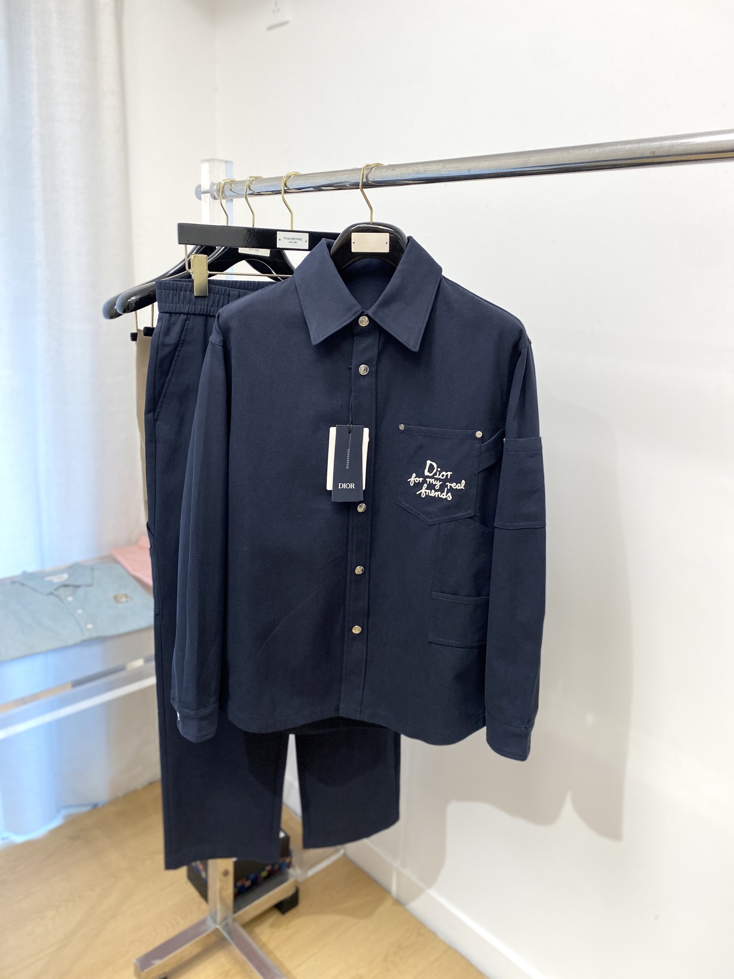 NO:518156,Dior, the latest products in 2025, fashionable and casual suits, top-grade original fabrics, comfortable to wear, good moisture absorption and breathability, and extremely high color fastness!  Both the inside and the outside are very good.19860909迪奥、2025最新品,时尚休闲套装,顶级原版面料打造,穿着舒适,吸湿性透气性都非常良好,色牢度超高！无论内搭还是外穿都非常出彩码数M-3XL,,dior,alexander wang,Men's clothing