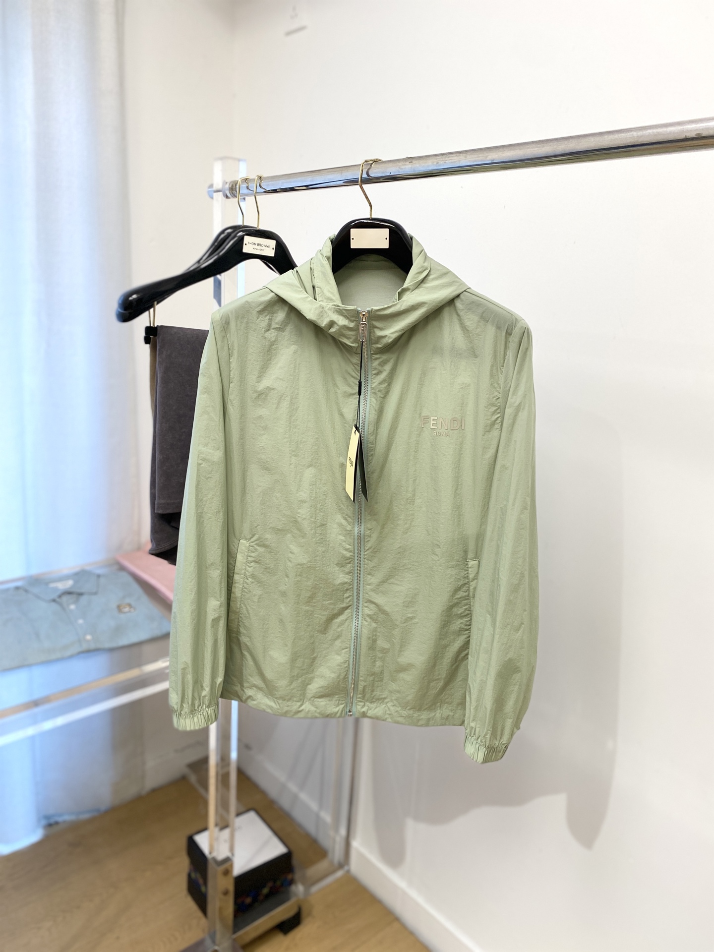 Fendi 2025 New Women's Casual Hooded Jacket Fashionable and Versatile 2 i1755771950545 1118 0 0