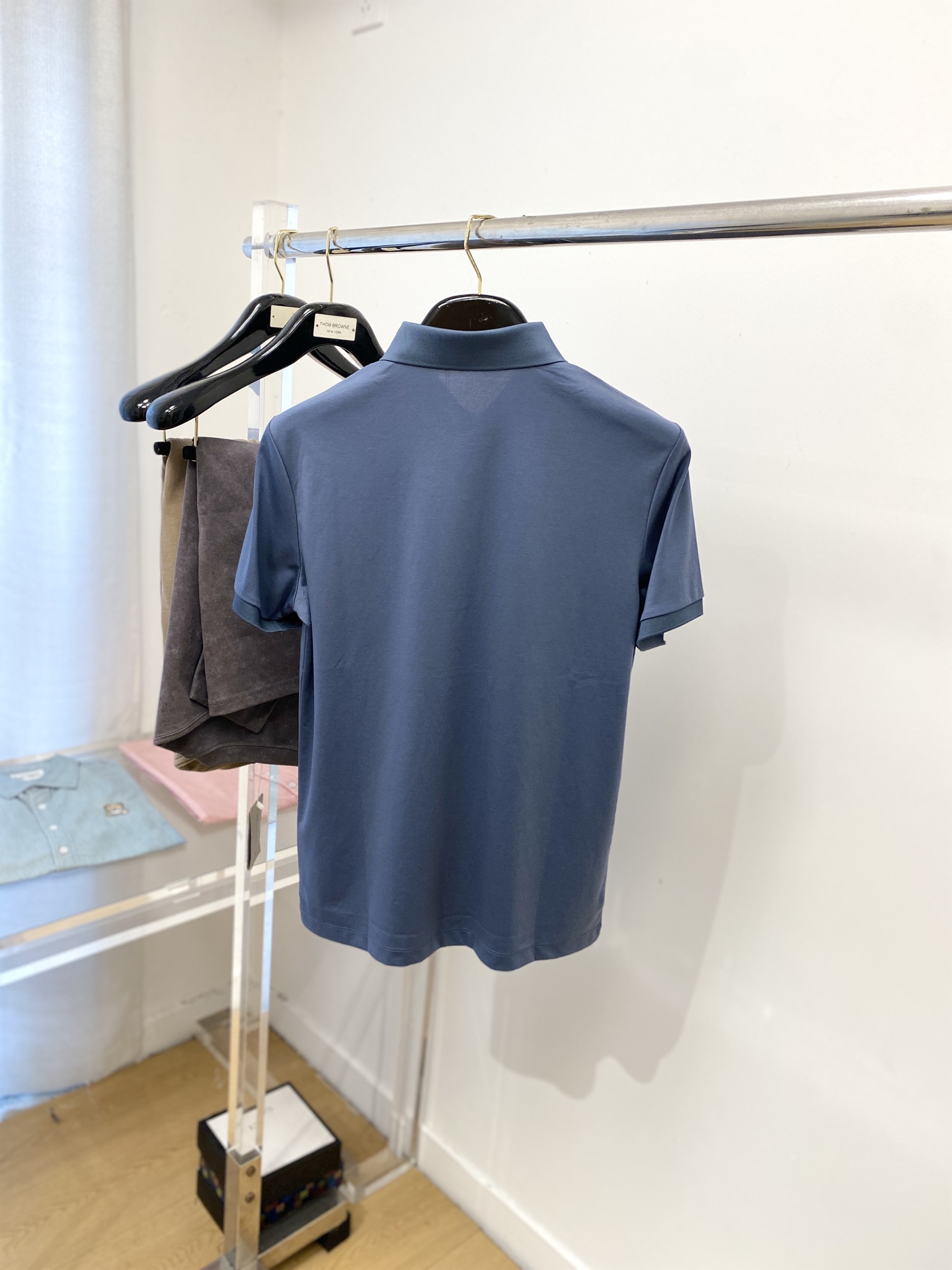 阿玛尼、2025新品短袖T恤，帅气时尚，胸前顶级印胶图案logo，简约百搭款。面料棉 不仅挺括，保持潮流