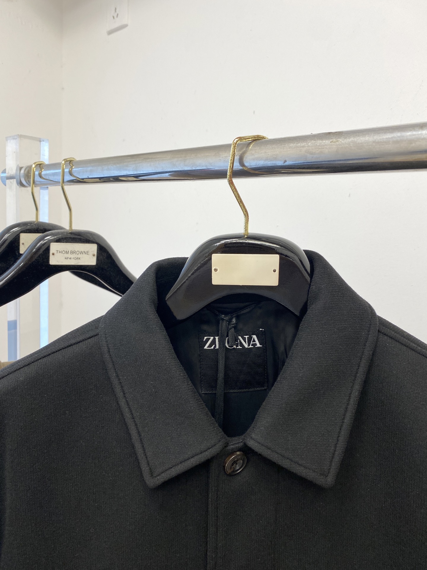 杰尼亚、2025新品夹克外套，时尚帅气，简约百搭款，原版辅料logo，定制原版面料，不仅挺括，保持潮流的