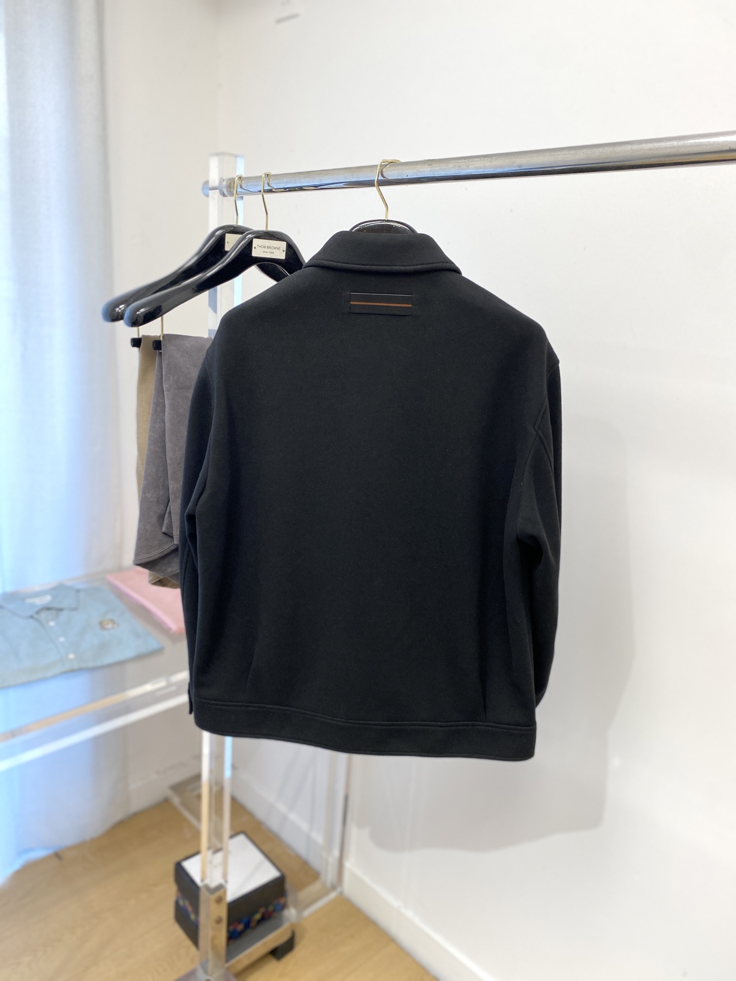 杰尼亚、2025新品夹克外套，时尚帅气，简约百搭款，原版辅料logo，定制原版面料，不仅挺括，保持潮流的