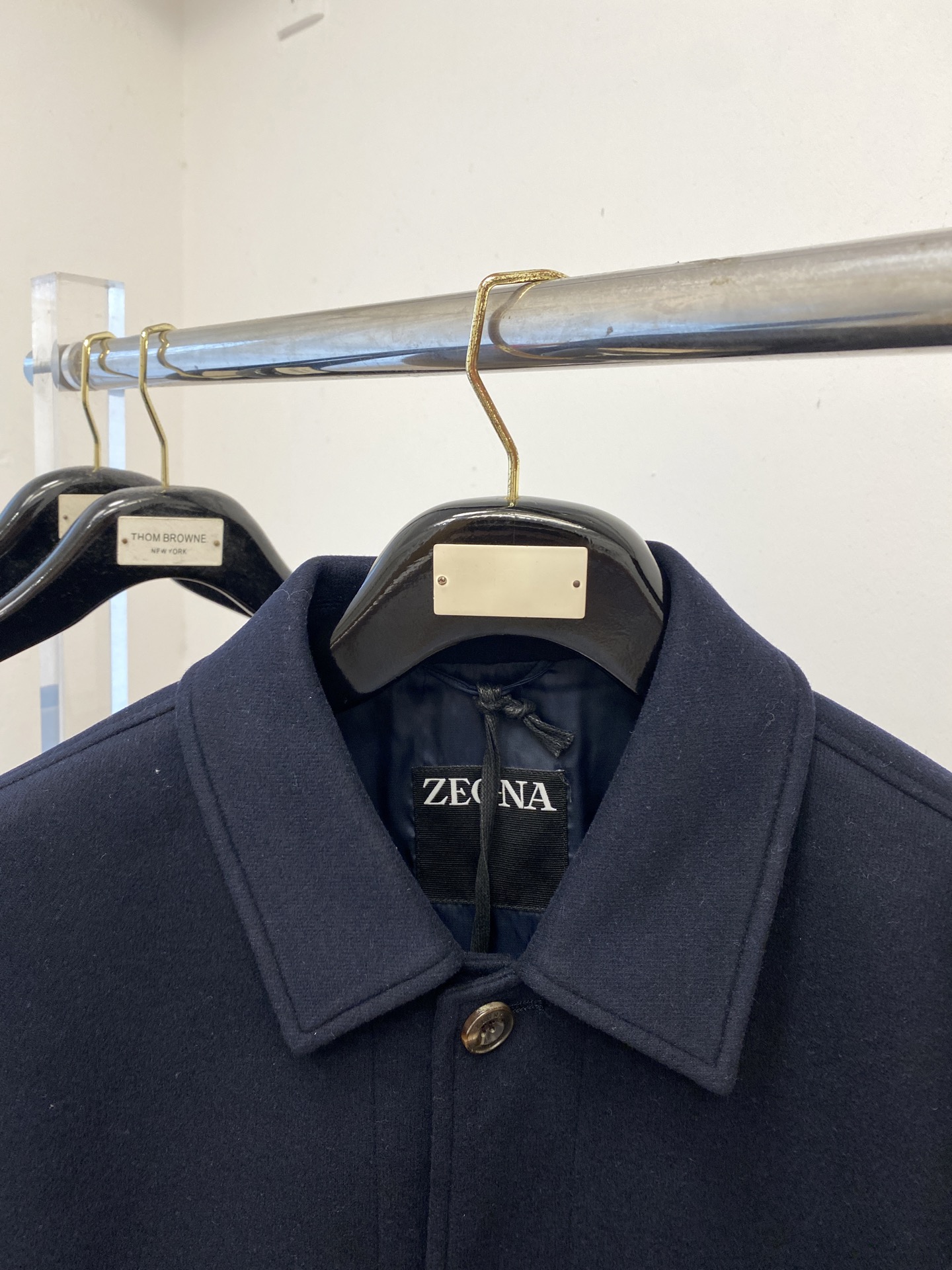 杰尼亚、2025新品夹克外套，时尚帅气，简约百搭款，原版辅料logo，定制原版面料，不仅挺括，保持潮流的