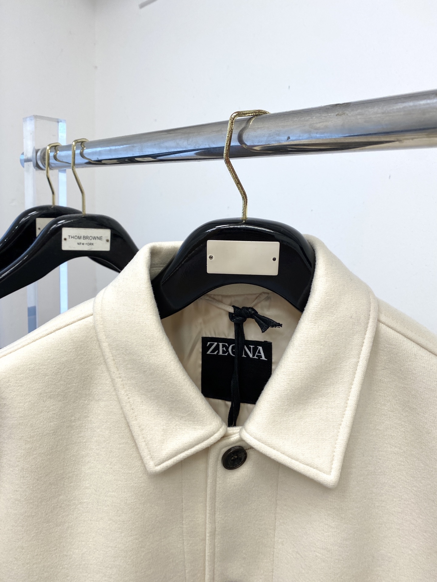 杰尼亚、2025新品夹克外套，时尚帅气，简约百搭款，原版辅料logo，定制原版面料，不仅挺括，保持潮流的