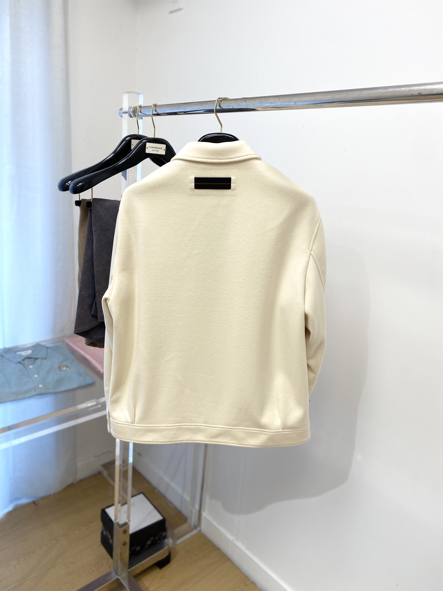 杰尼亚、2025新品夹克外套，时尚帅气，简约百搭款，原版辅料logo，定制原版面料，不仅挺括，保持潮流的