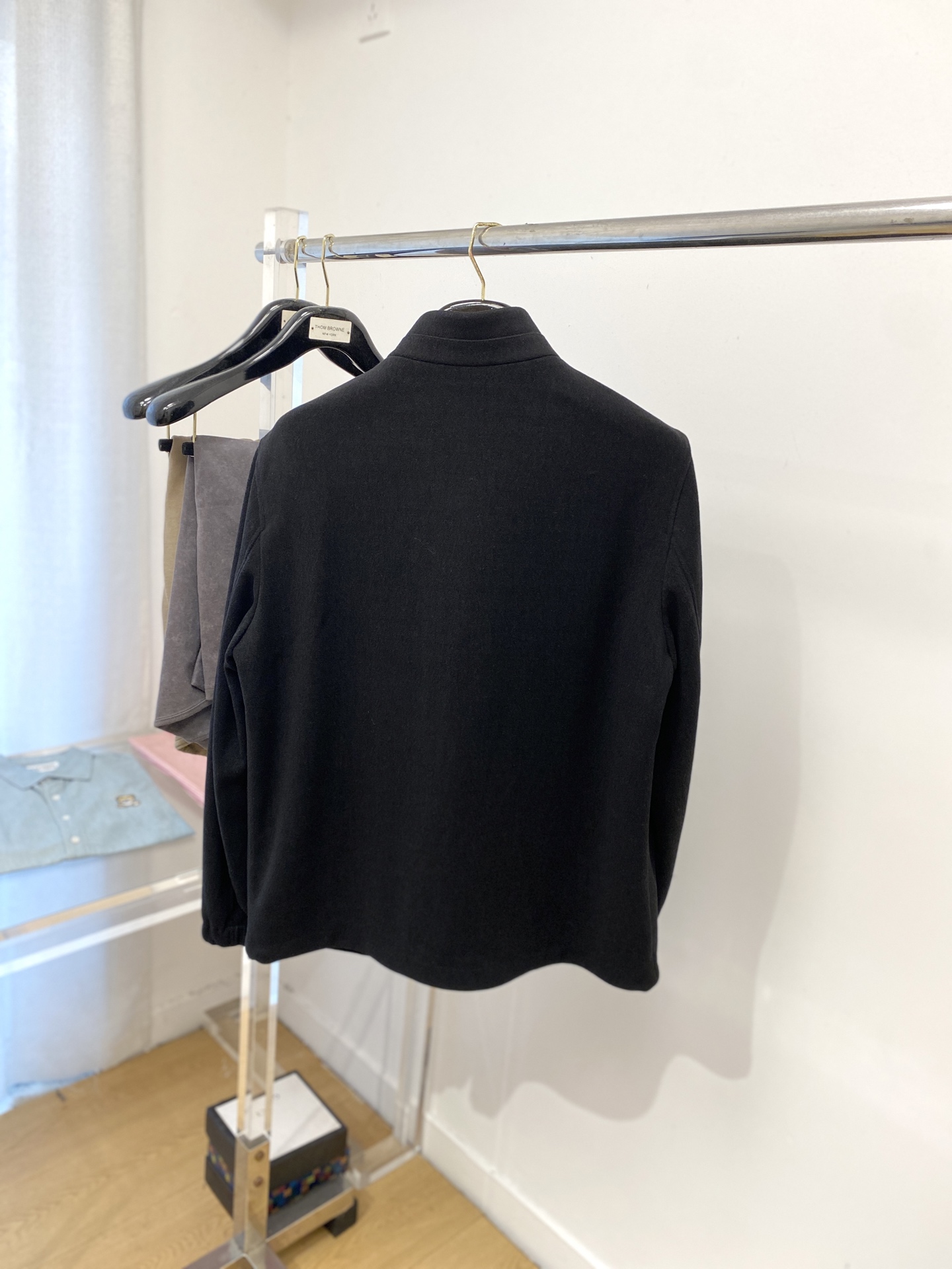 lP🆕、2025新品夹克外套，时尚帅气，简约百搭款，胸前精致刺绣字母logo，定制原版面料，不仅挺括，保