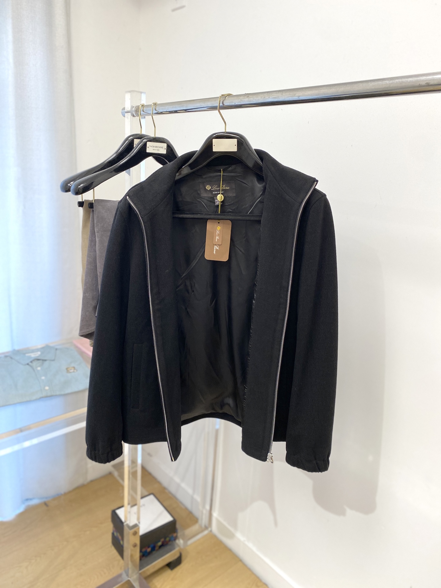 lP🆕、2025新品夹克外套，时尚帅气，简约百搭款，胸前精致刺绣字母logo，定制原版面料，不仅挺括，保