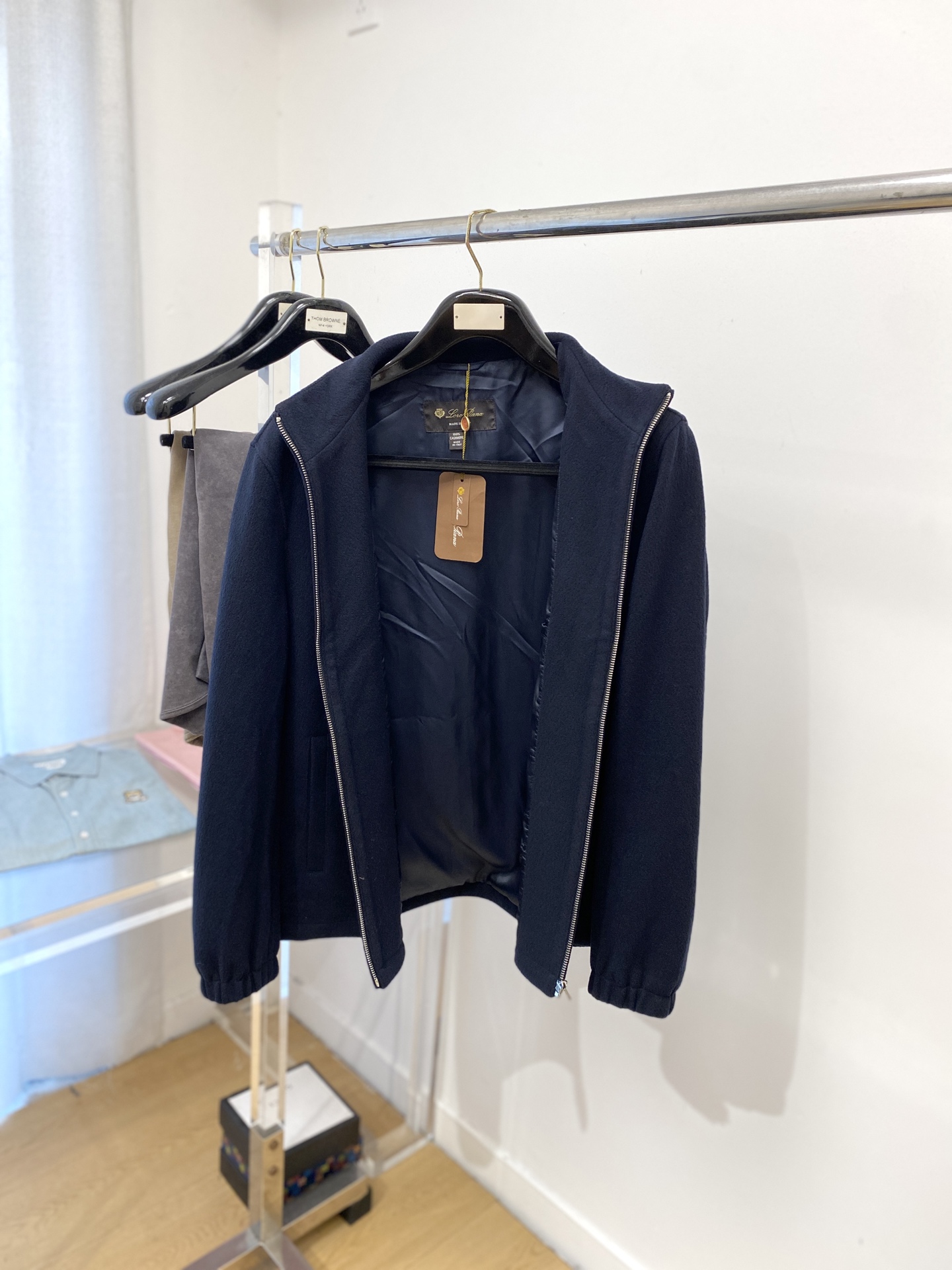 lP🆕、2025新品夹克外套，时尚帅气，简约百搭款，胸前精致刺绣字母logo，定制原版面料，不仅挺括，保