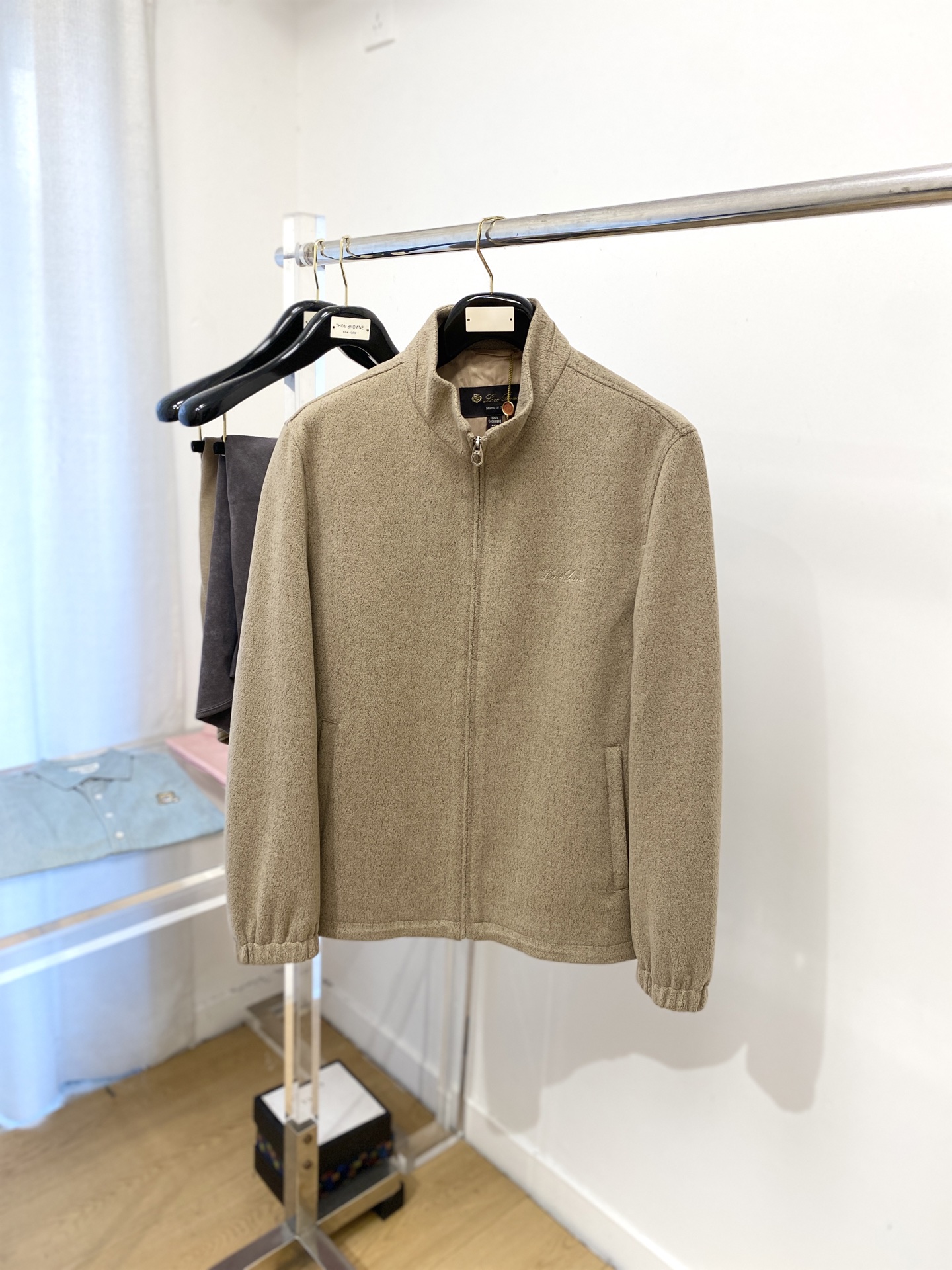 lP🆕、2025新品夹克外套，时尚帅气，简约百搭款，胸前精致刺绣字母logo，定制原版面料，不仅挺括，保