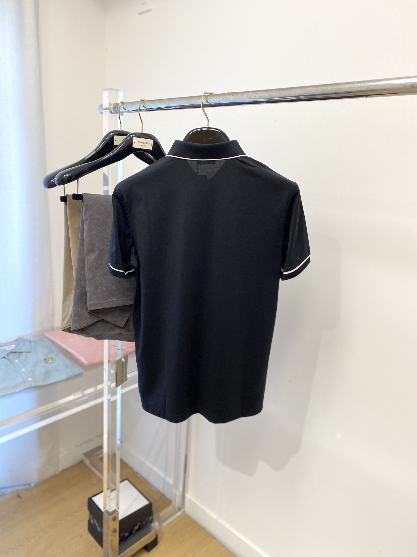 BOSS、2025新品短袖T恤，帅气时尚，胸前顶级印胶字母logo，简约百搭款。面料棉 不仅挺括，保持潮