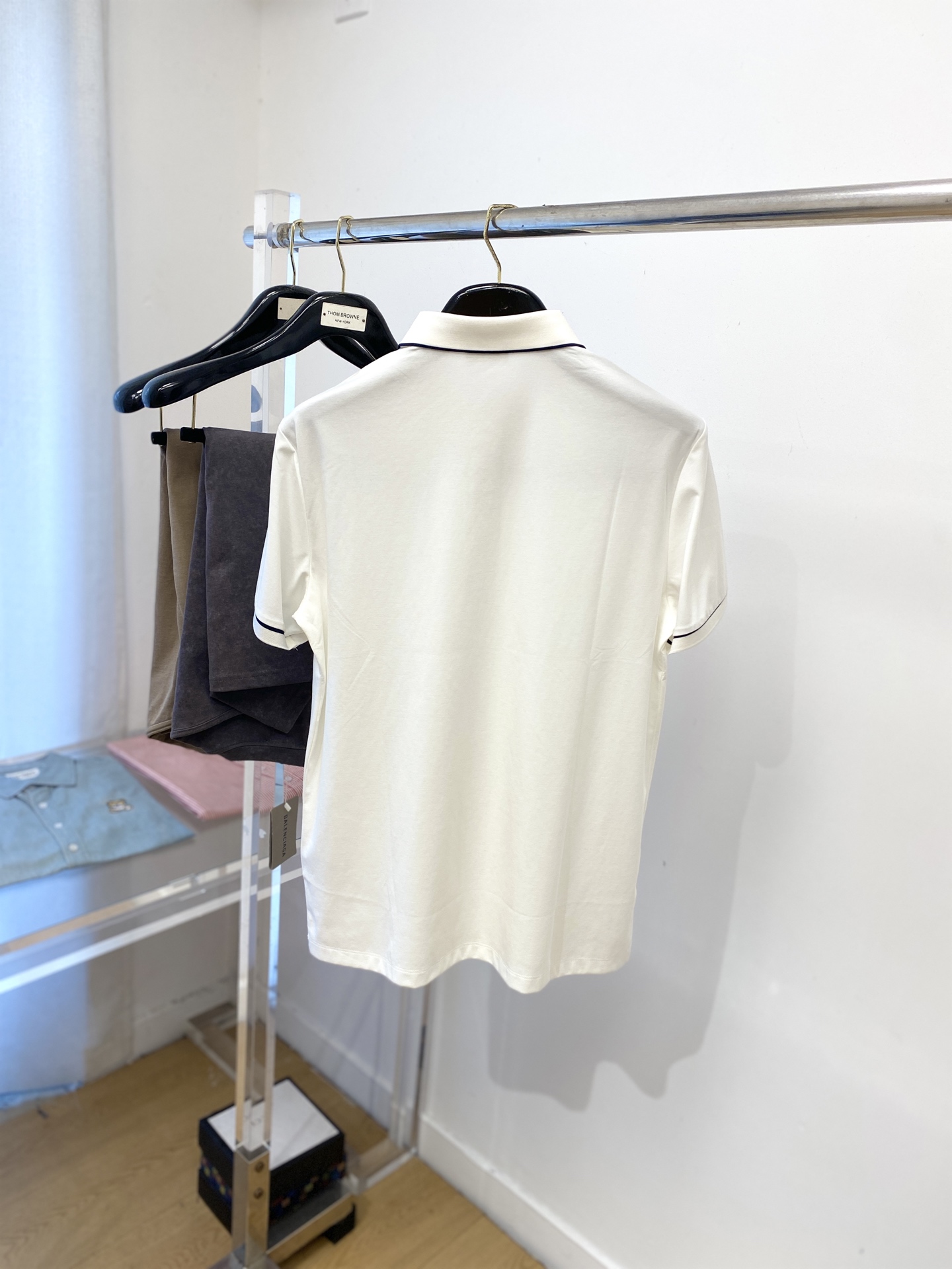 BOSS、2025新品短袖T恤，帅气时尚，胸前顶级印胶字母logo，简约百搭款。面料棉 不仅挺括，保持潮