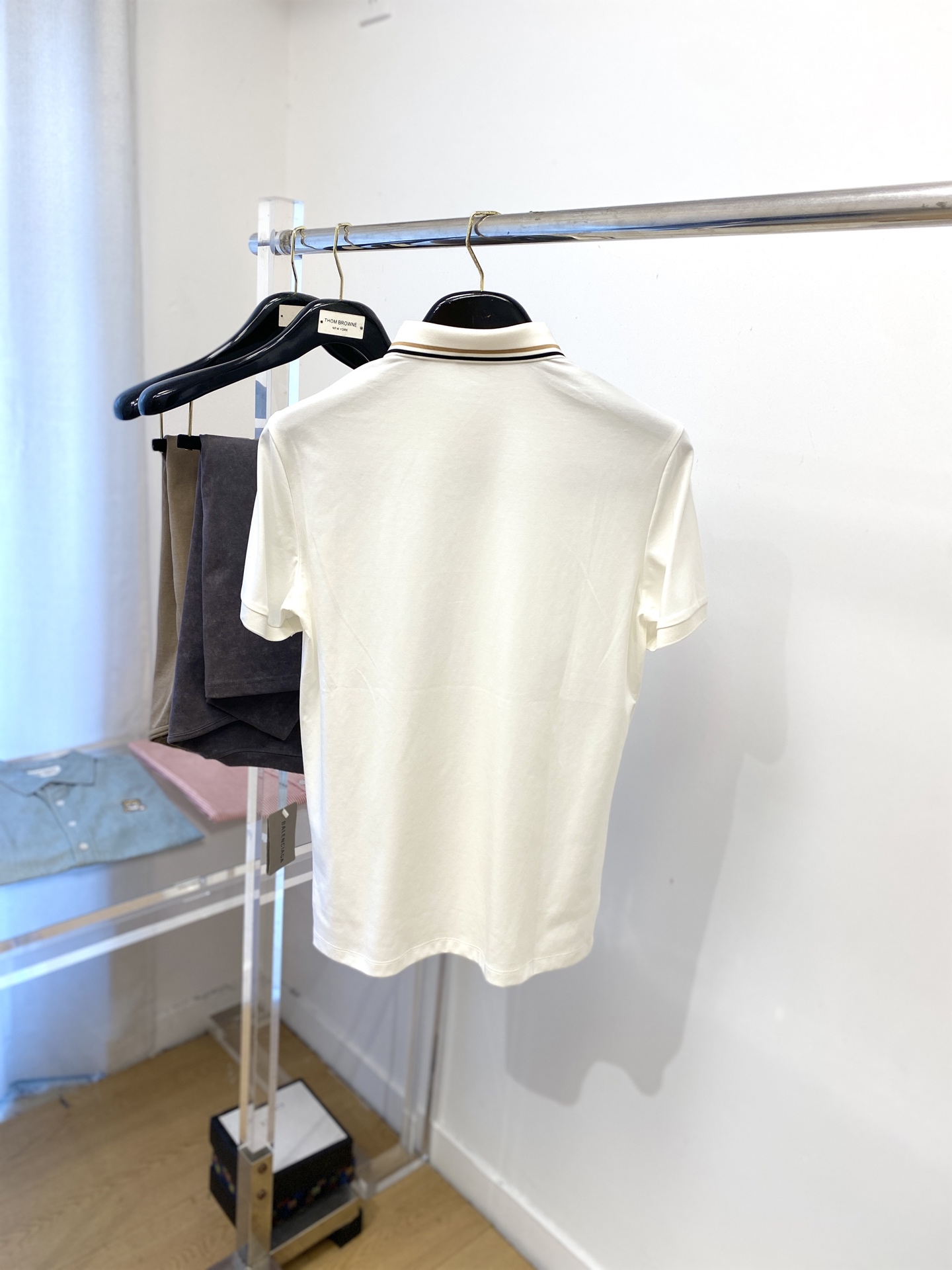 BOSS、2025新品短袖T恤，帅气时尚，胸前顶级印胶字母logo，简约百搭款。面料棉 不仅挺括，保持潮