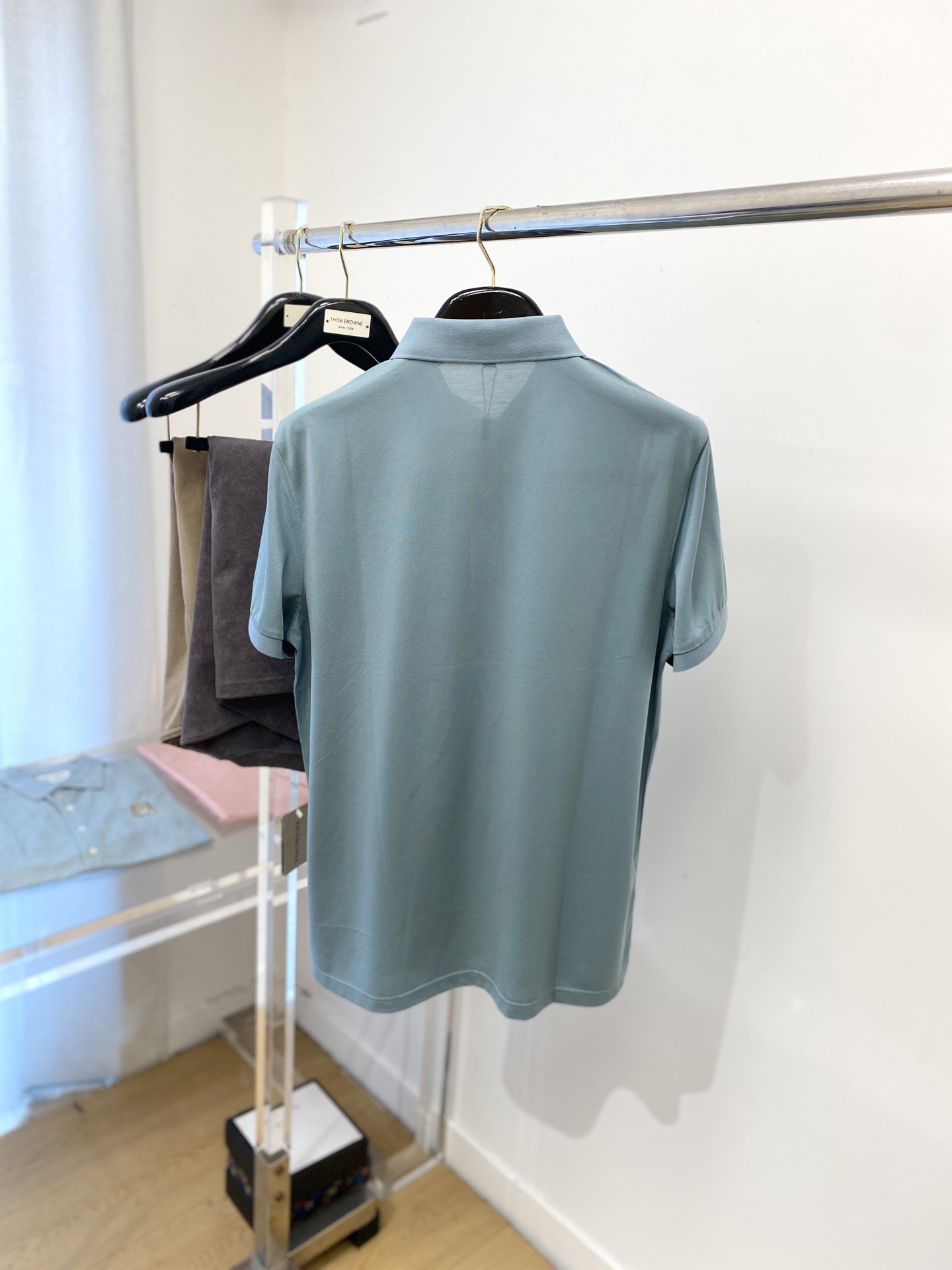 巴宝莉、2025新品短袖T恤，帅气时尚，胸前精致刺绣图案logo，简约百搭款。面料棉 不仅挺括，保持潮流