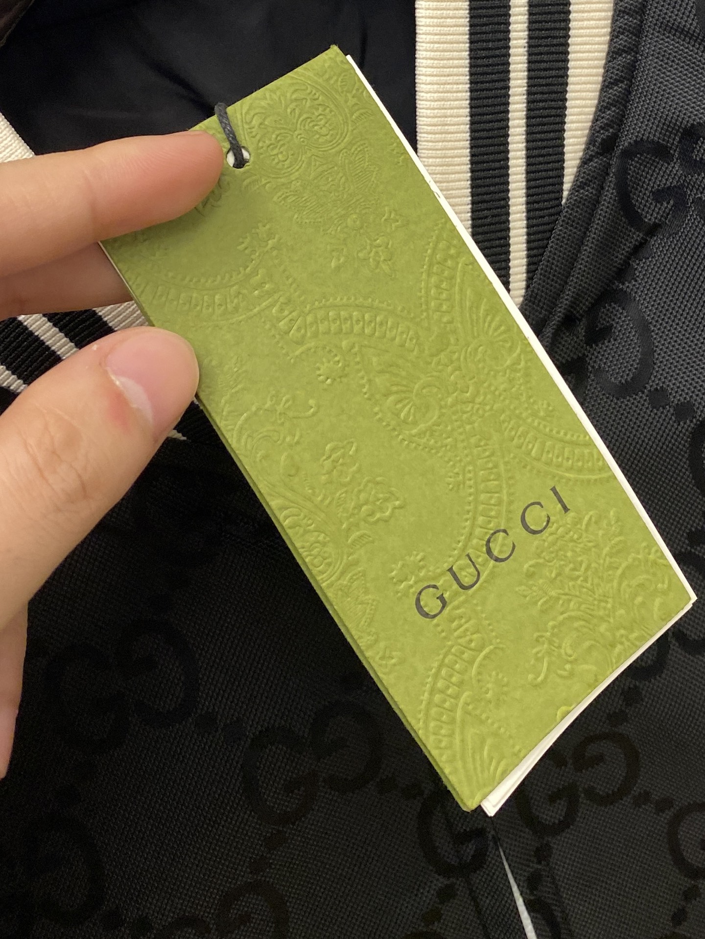 古奇、2025新品双面穿夹克外套，时尚帅气，简约百搭款，顶级数码定位定织字母logo，定制原版面料，不仅