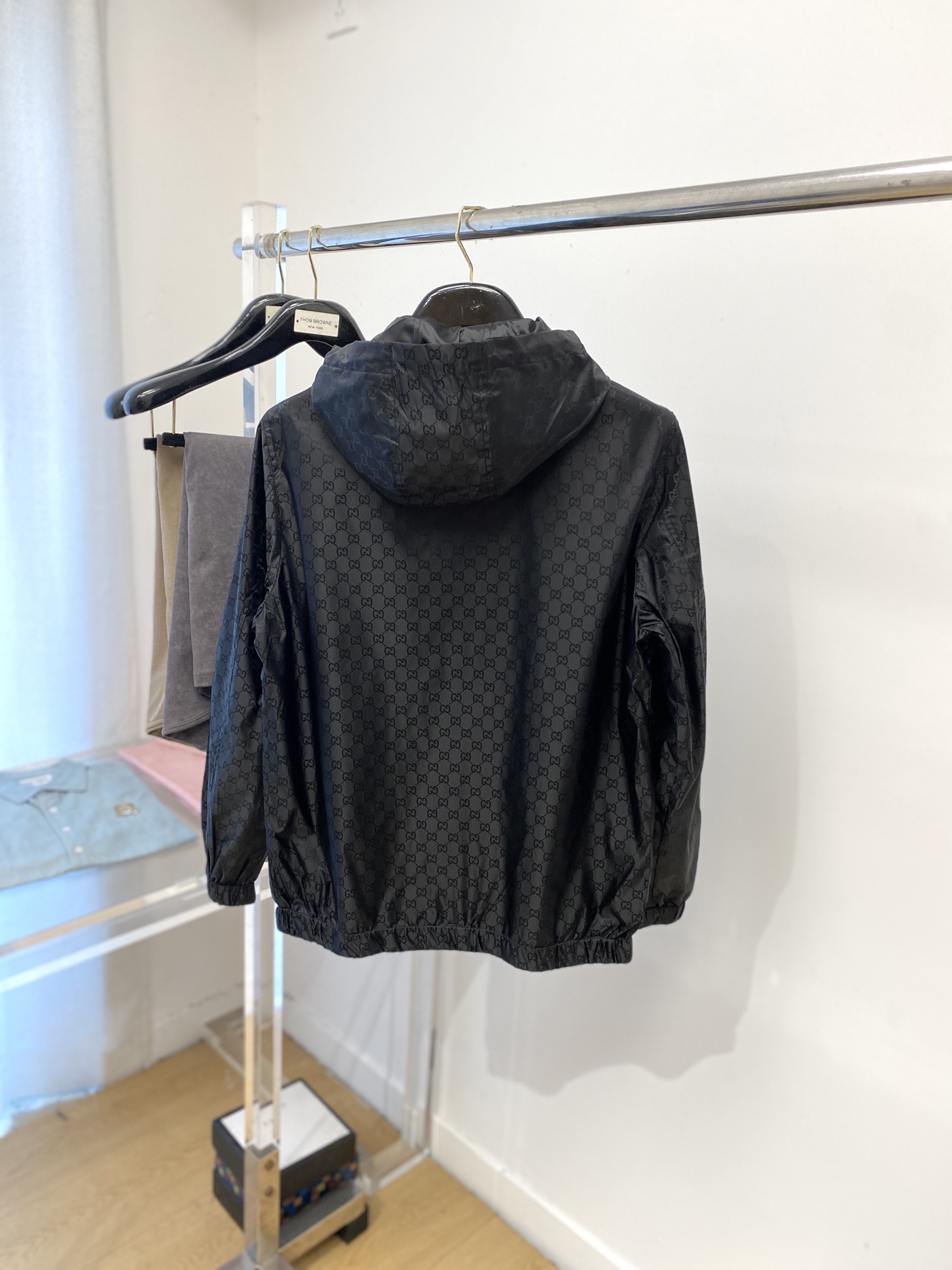 古奇、2025新品双面穿夹克外套，时尚帅气，简约百搭款，顶级数码定位定织字母logo，定制原版面料，不仅