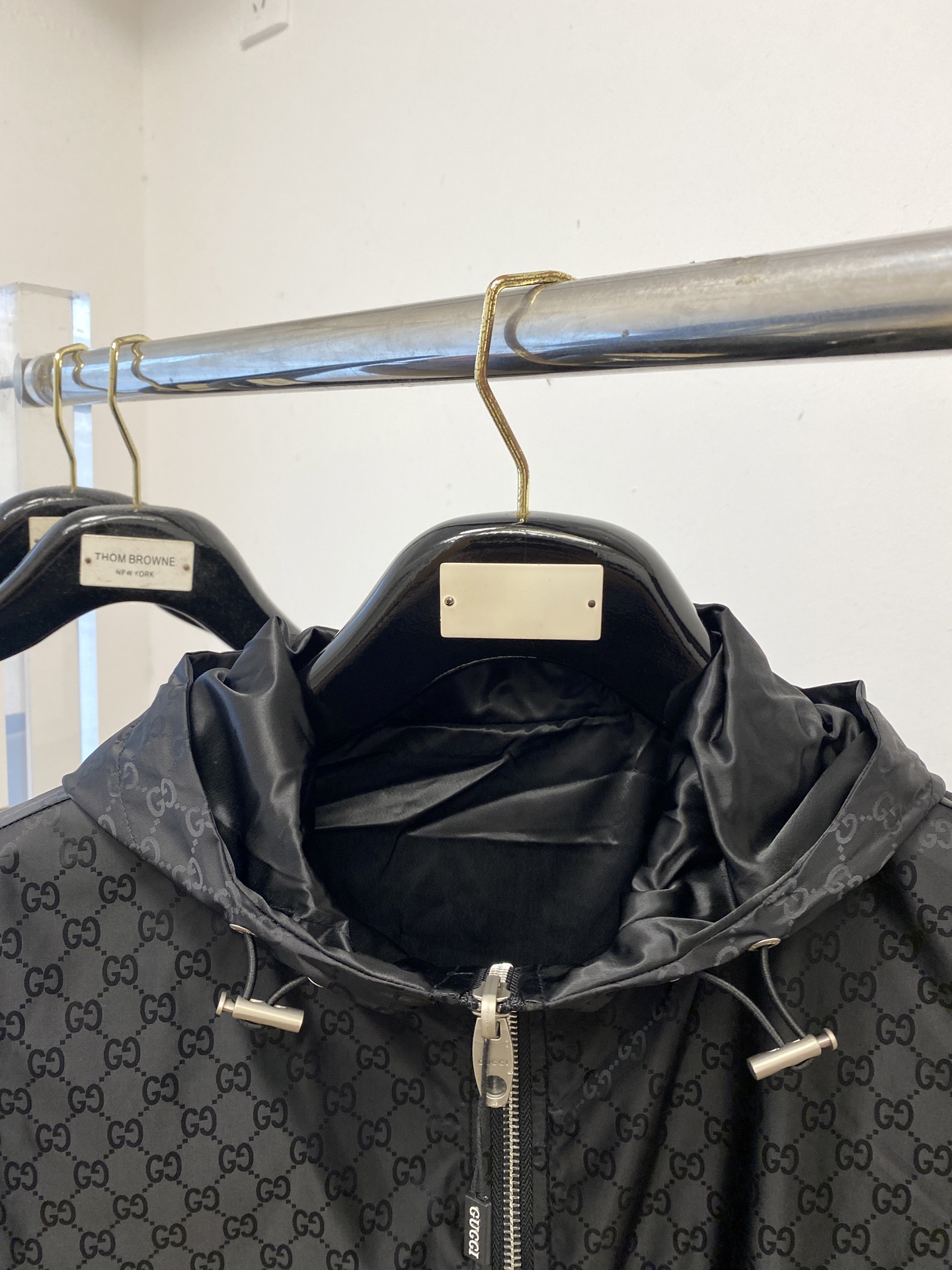 古奇、2025新品双面穿夹克外套，时尚帅气，简约百搭款，顶级数码定位定织字母logo，定制原版面料，不仅