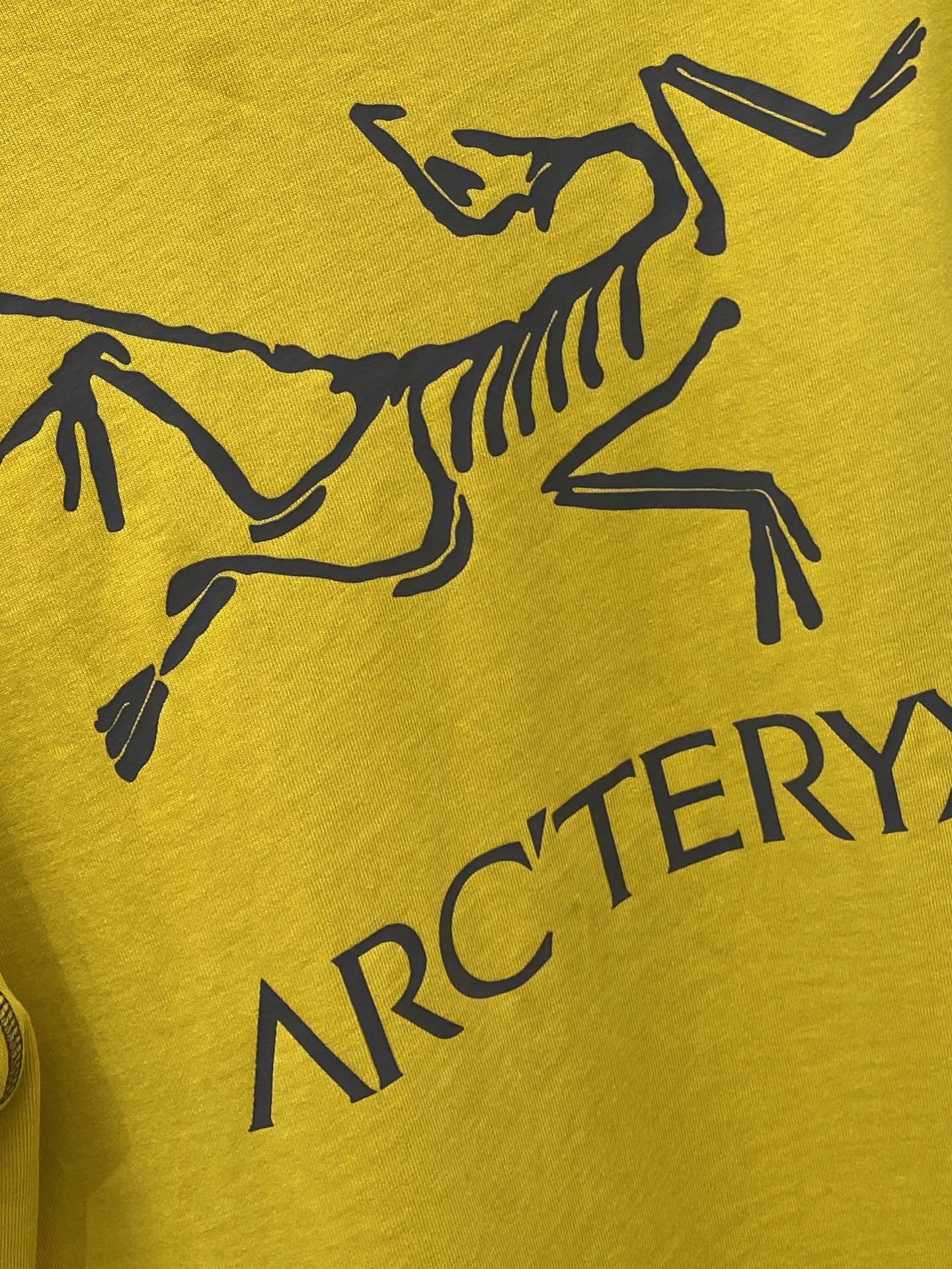 始祖鸟、2025新品长袖卫衣，帅气时尚，简约百搭款。袖口顶级印花字母logo，面料棉 不仅挺括，保持潮流