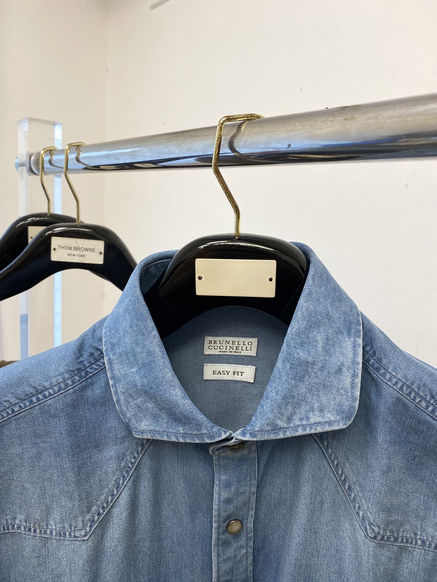 Brunello Cucinelli、2025新品衬衫，时尚帅气，简约百搭款，定制原版面料，不仅挺括，保