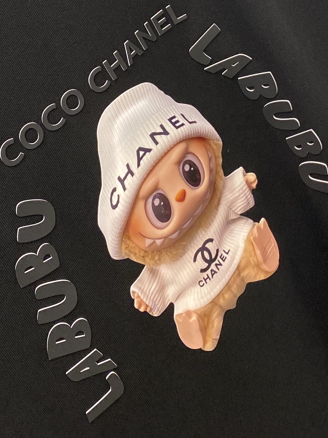 CHANEL香奈儿、2025新品短袖T恤，帅气时尚，胸前顶级印胶印花图案字母logo，简约百搭款。面料棉