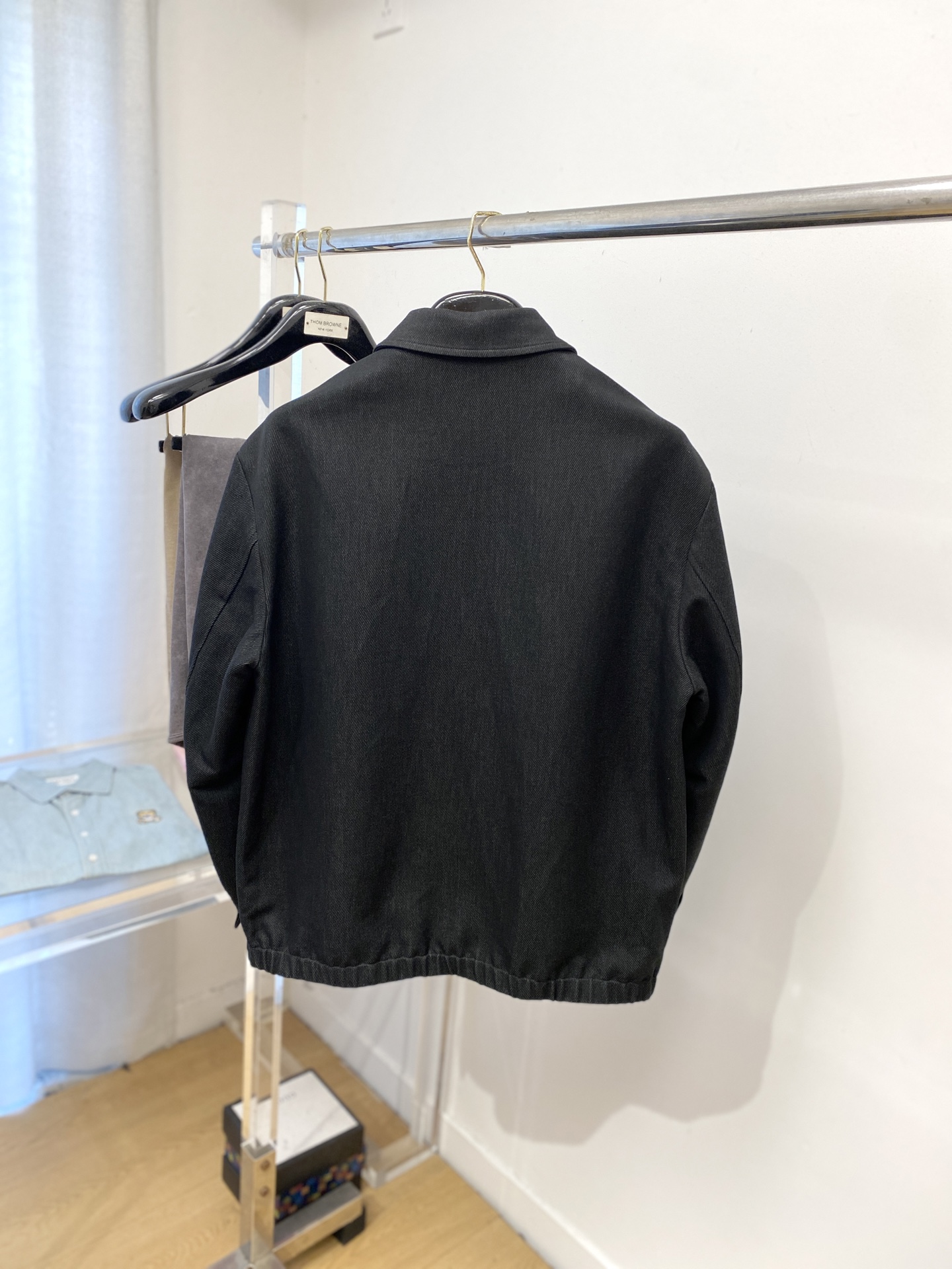 迪奥、2025新品夹克外套，时尚帅气，简约百搭款，胸前精致刺绣字母logo，定制原版面料，不仅挺括，保持