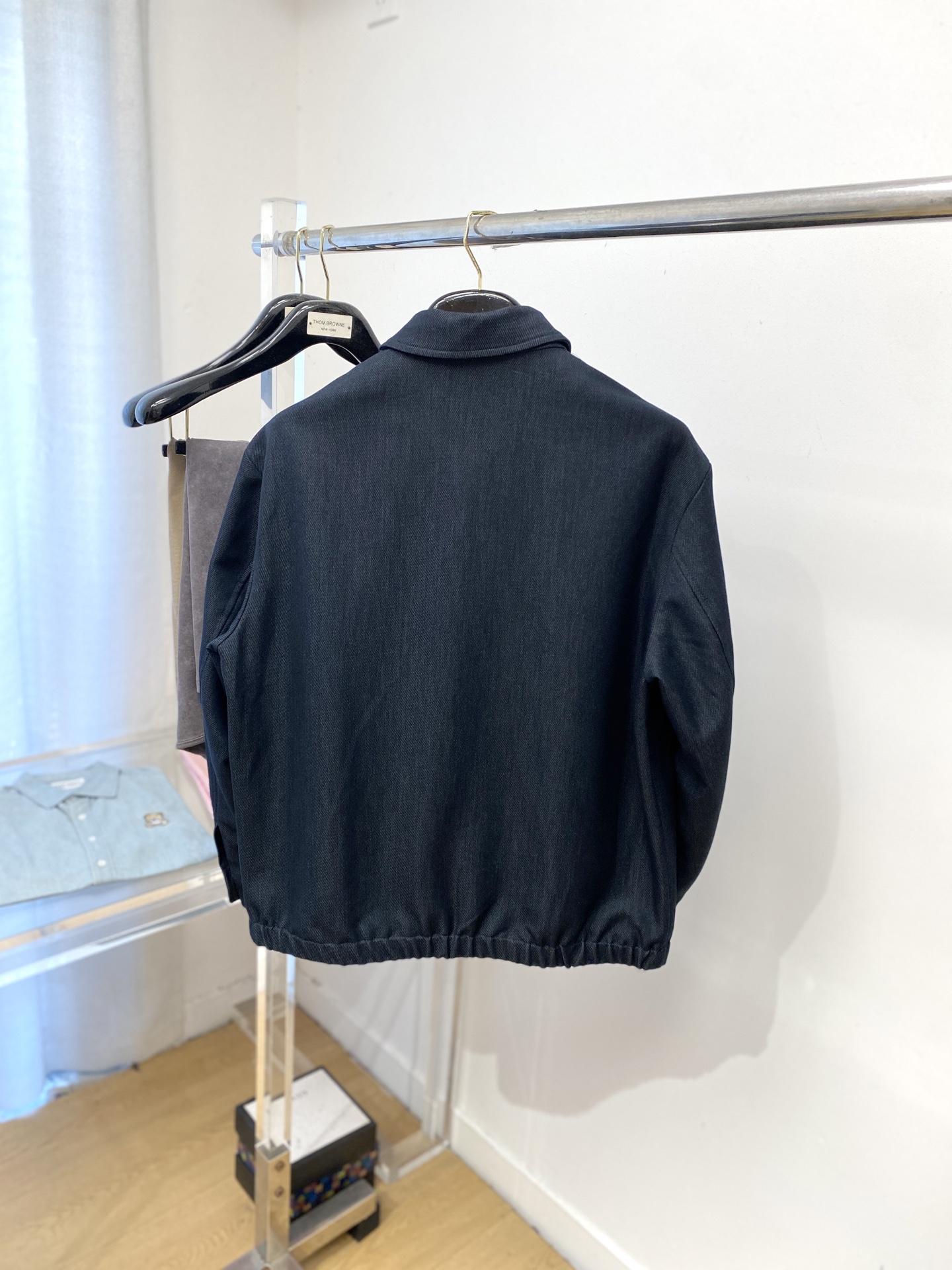 ￼ 迪奥、2025新品夹克外套，时尚帅气，简约百搭款，胸前精致刺绣字母logo，定制原版面料，不仅挺括，